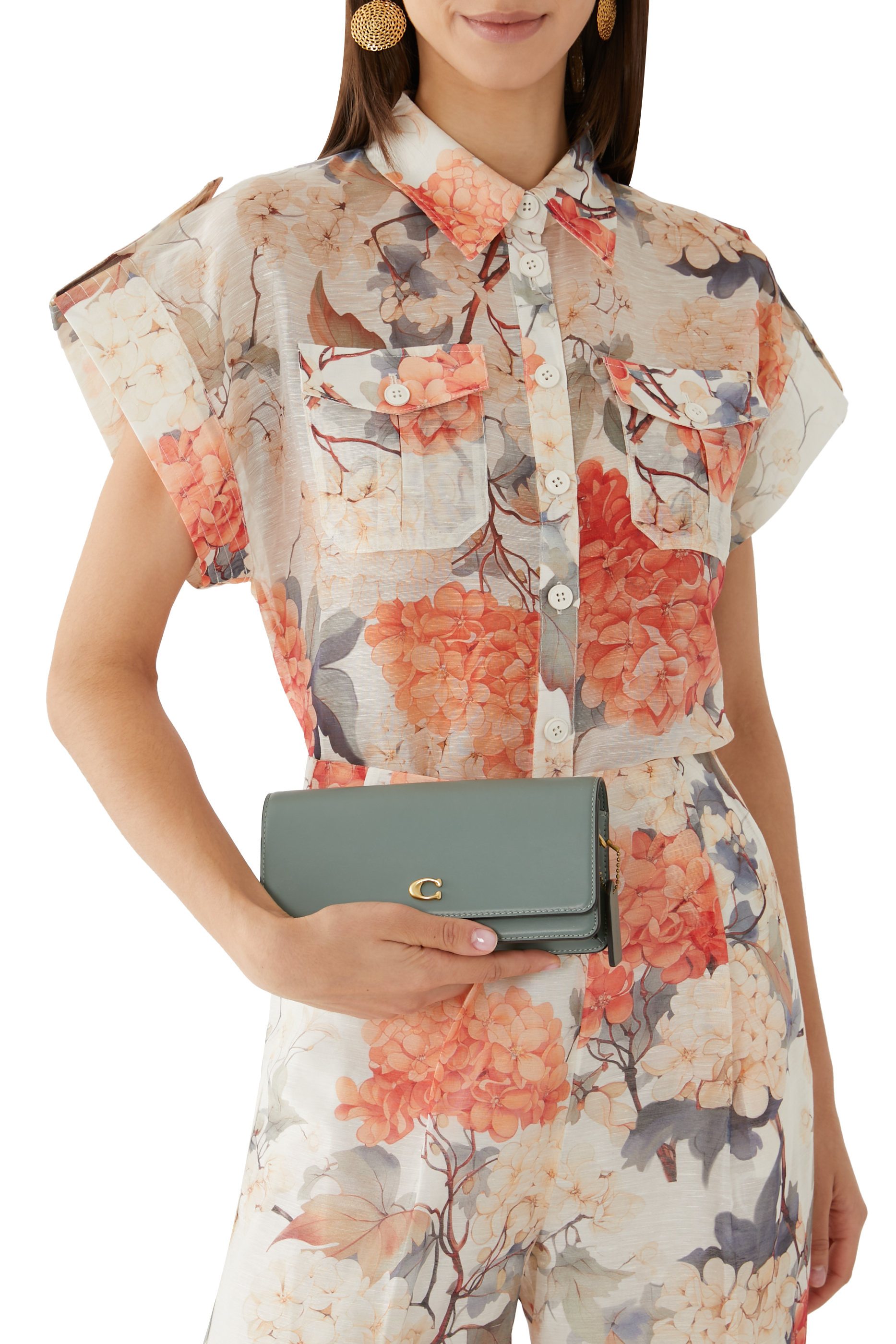 Evie Long Wallet With Chain