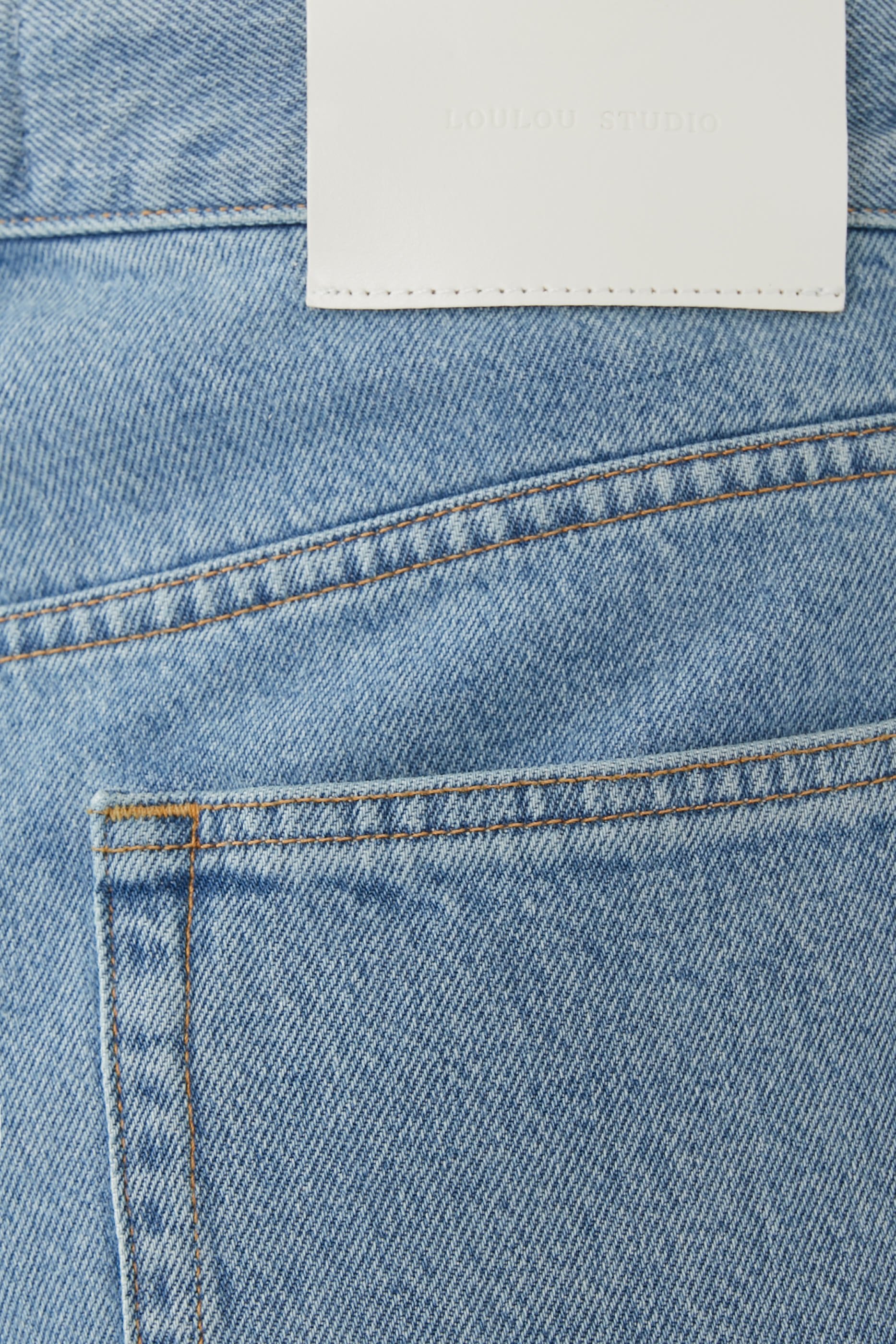 Straight Denim Pants