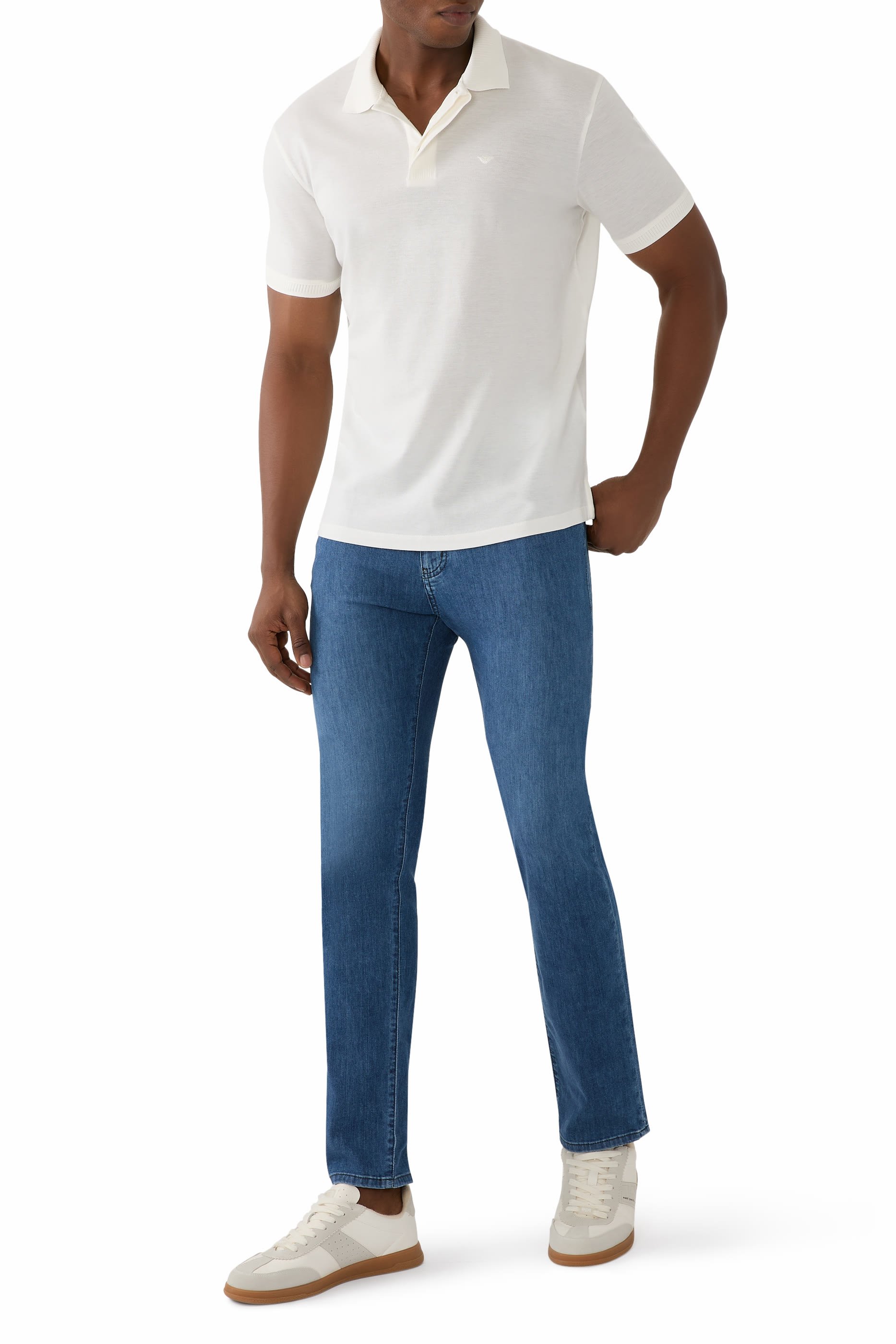 Straight Denim Pants