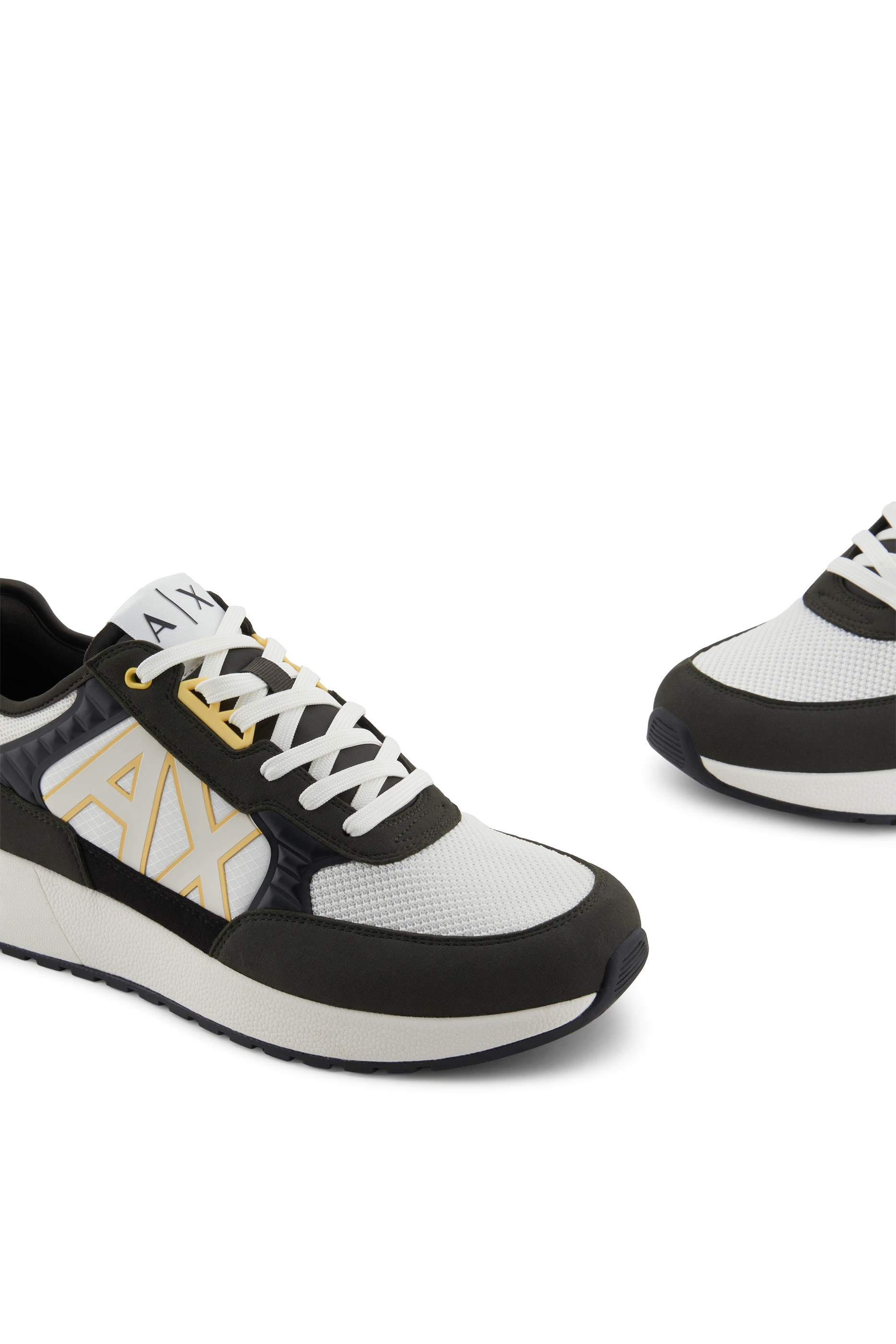 Lace Up 3D AX Logo Sneakers