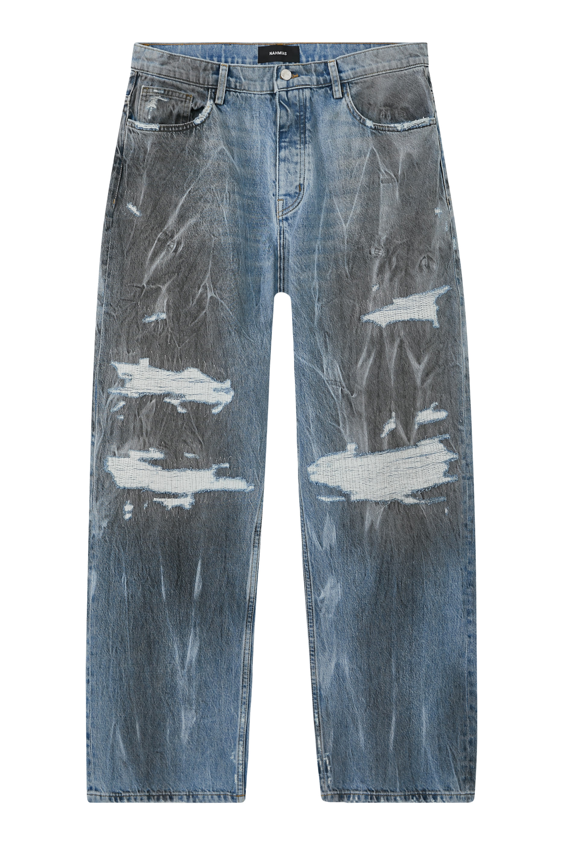 Thrased Baggy Jeans