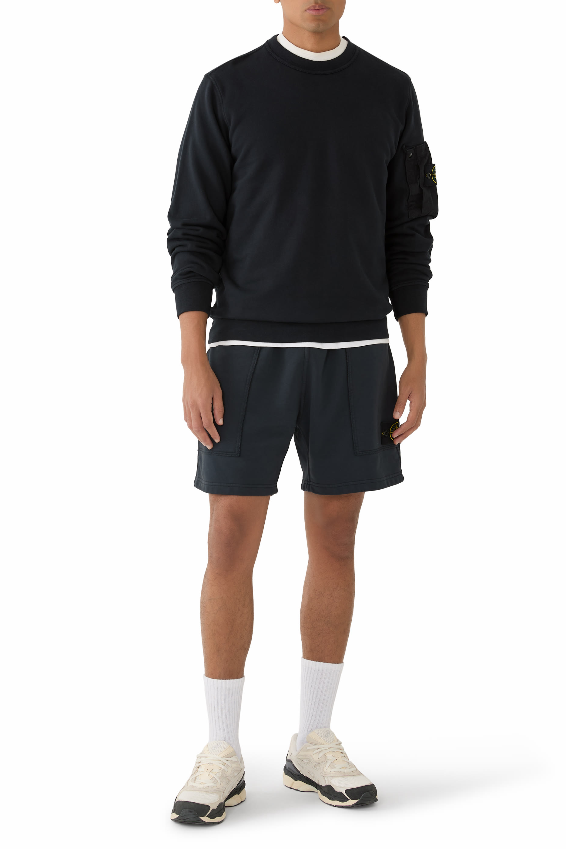 Logo Patch Crewneck Sweatshirt