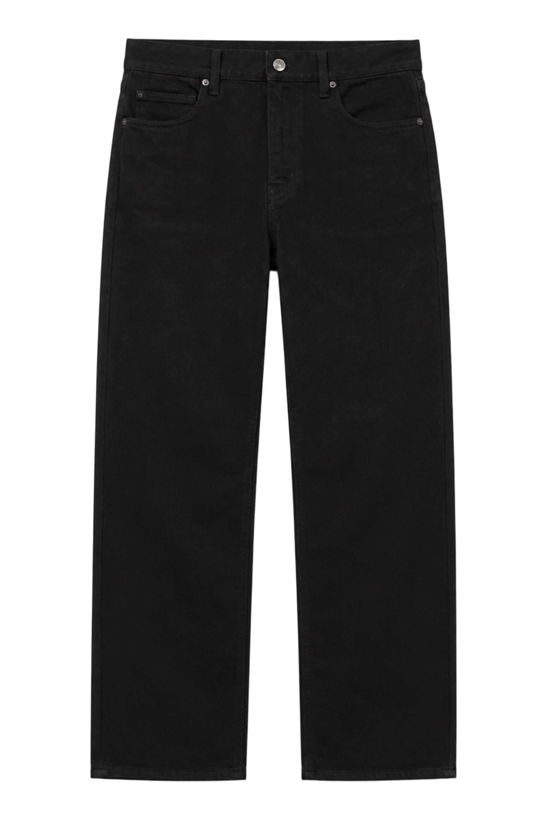 Embroidered Cotton Denim Pants