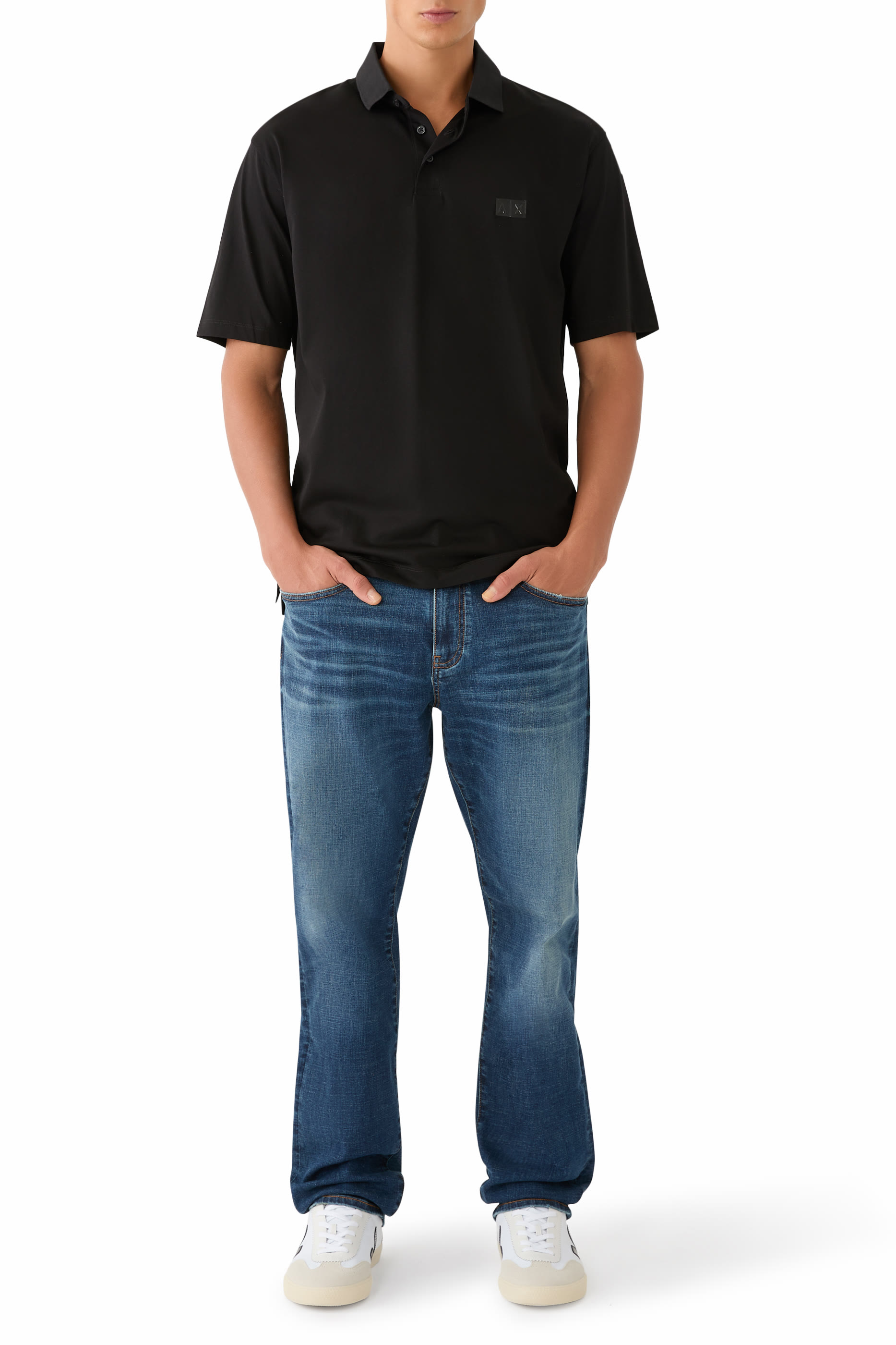 Regular Fit Mercerised Cotton Polo