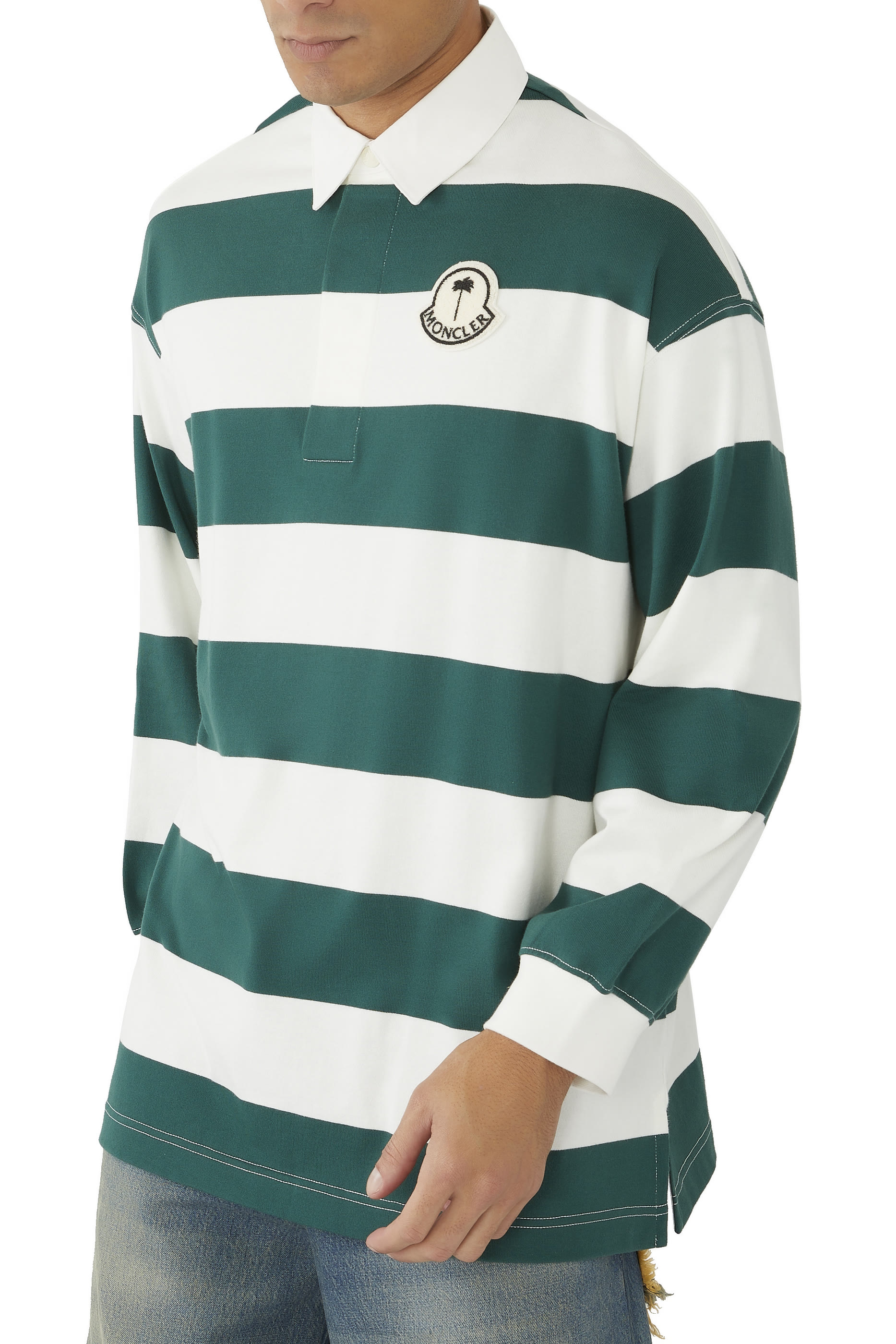 Palm Angels x Moncler Long Sleeve Polo