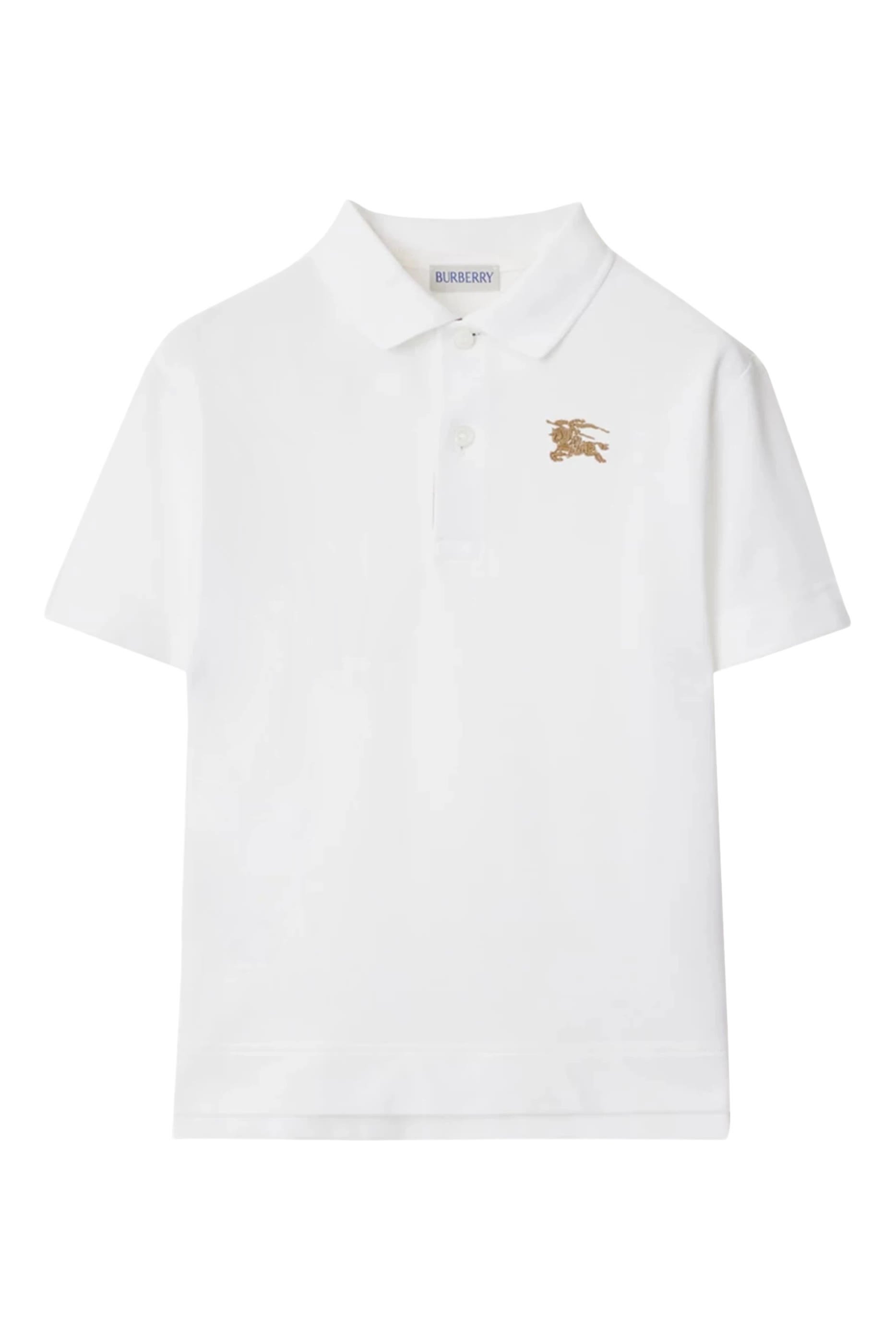 Kids EKD Check Cotton Polo Shirt 