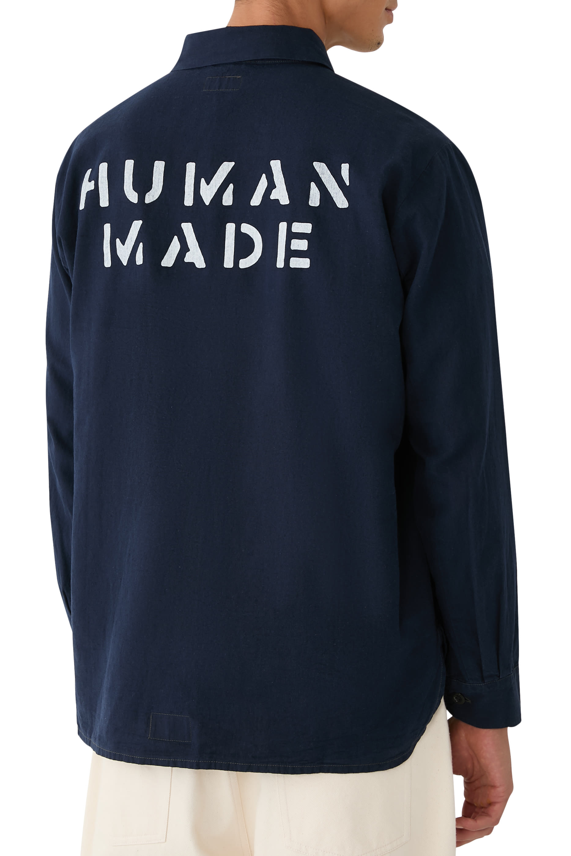 Stencil-Style Graphics Pullover Shirt