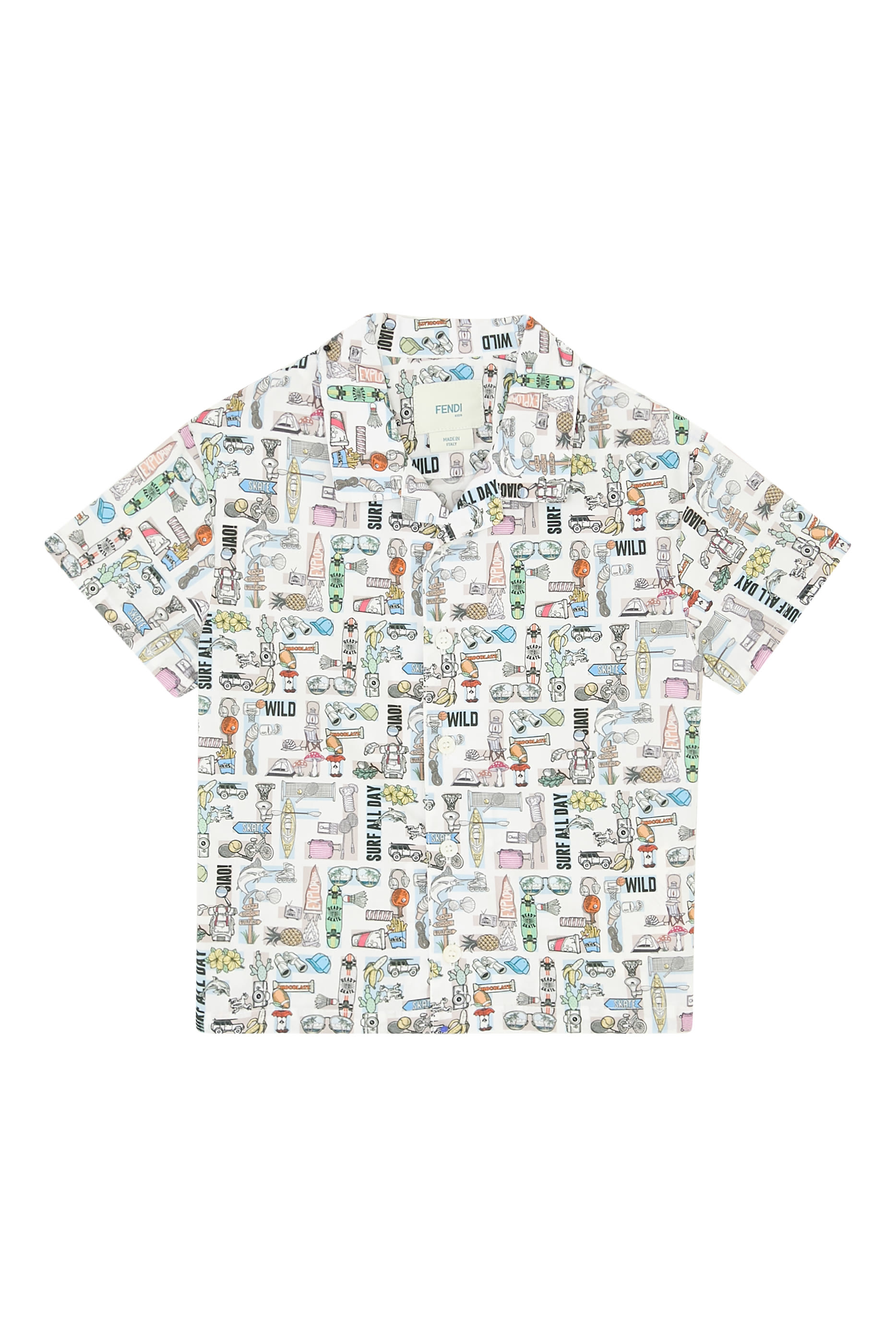 Kids Graphic Cotton Shirt
