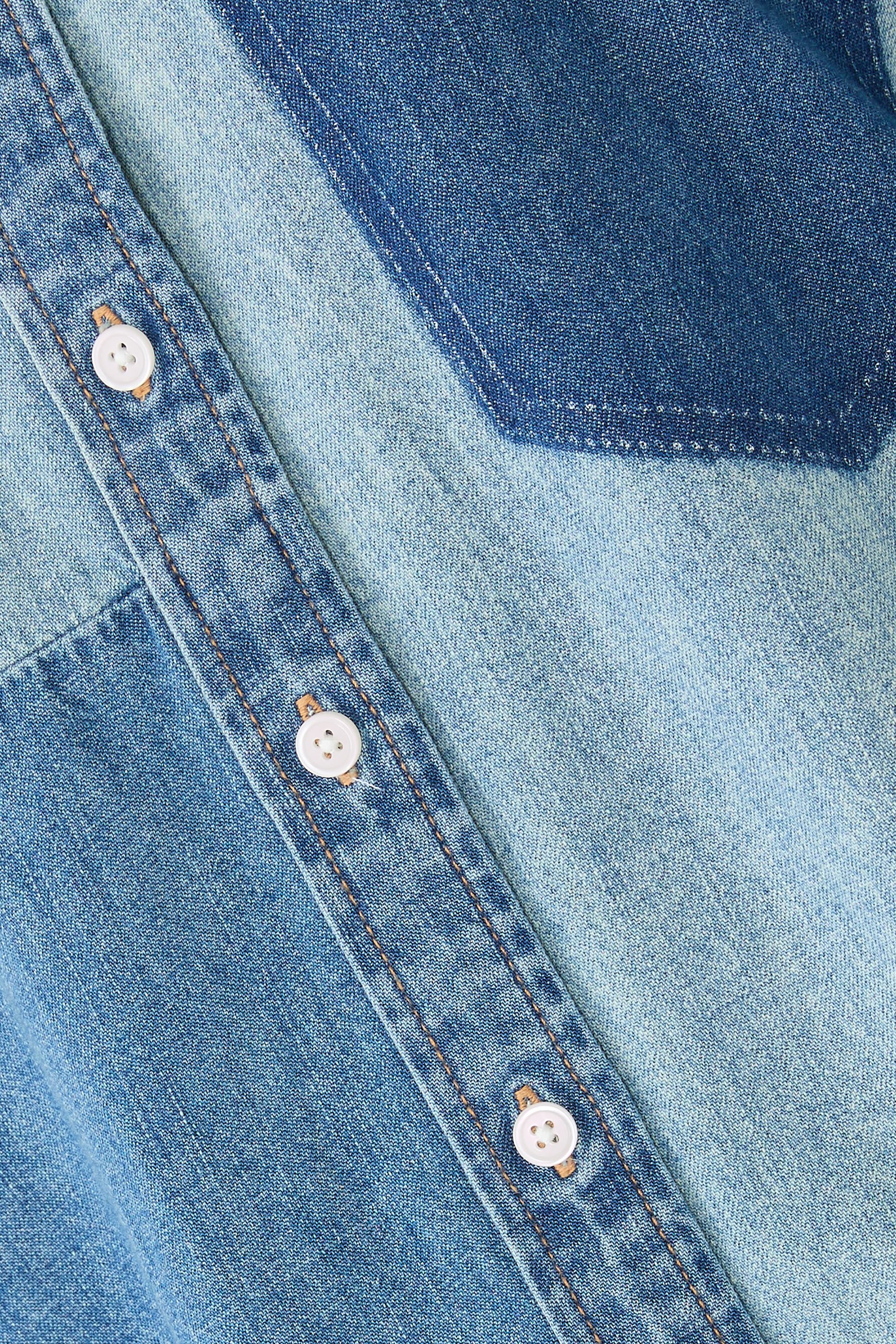 Dalma Denim Button-Down Shirt