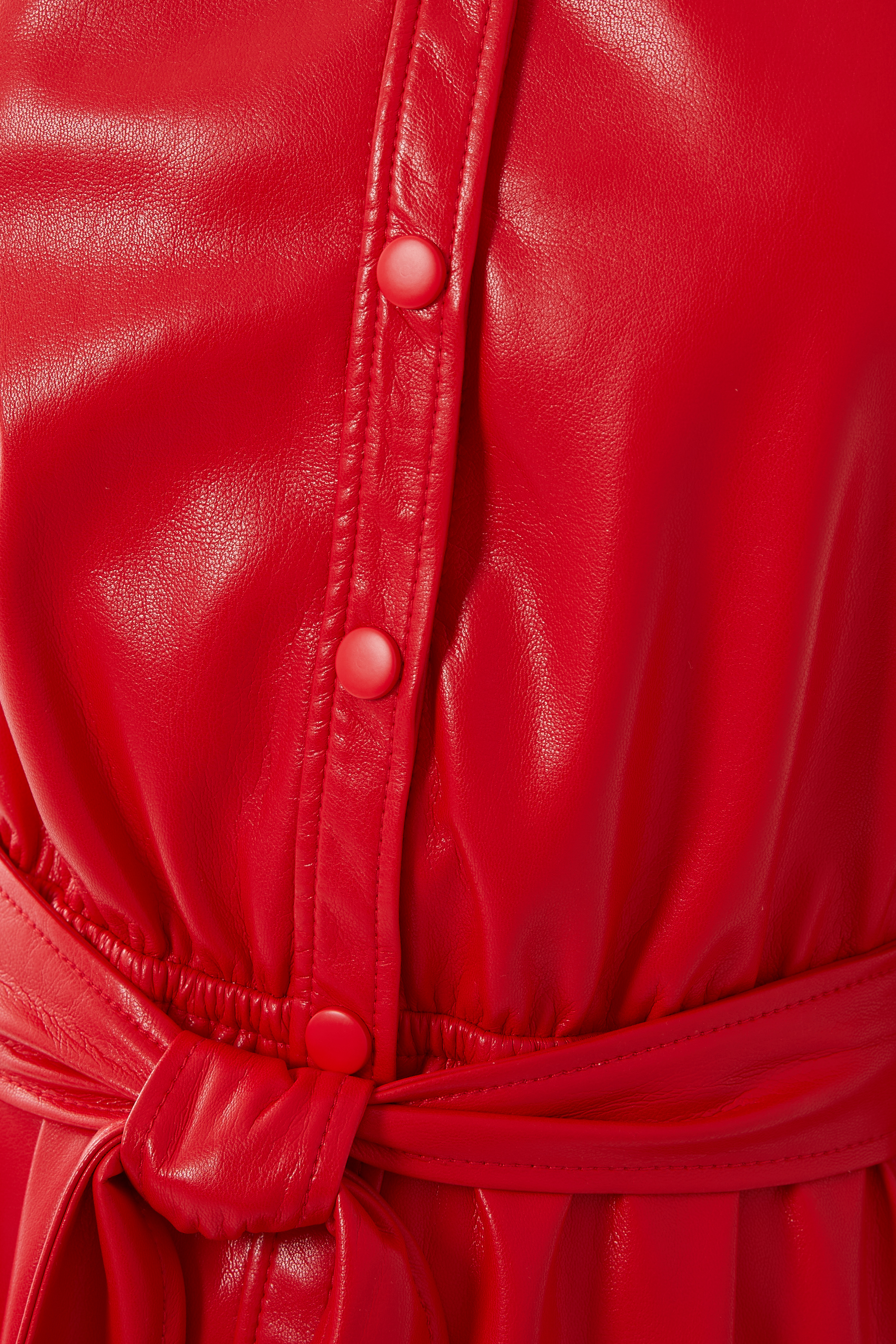 Lurlene Vegan Leather Mini Dress