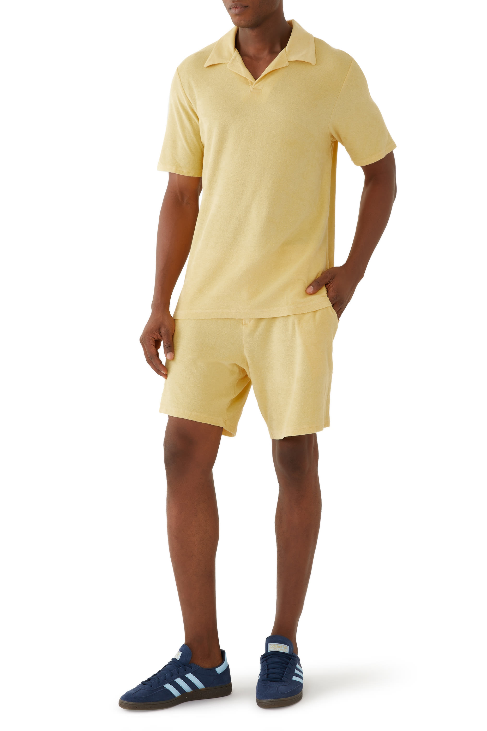 Faustino Terry Cotton Blend Polo