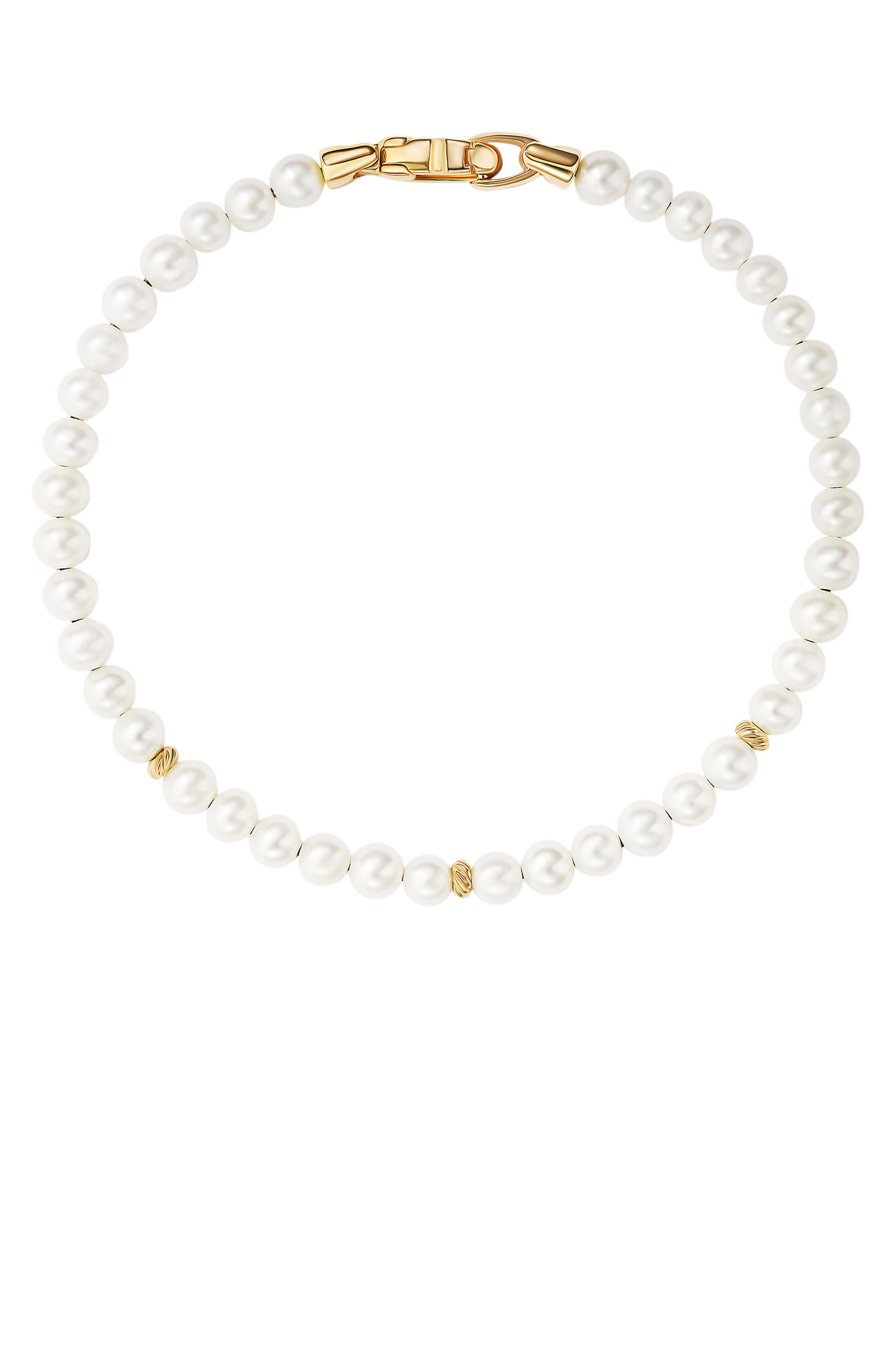 Bijoux Spiritual Beads Bracelet, 14k Yellow Gold & Pearls
