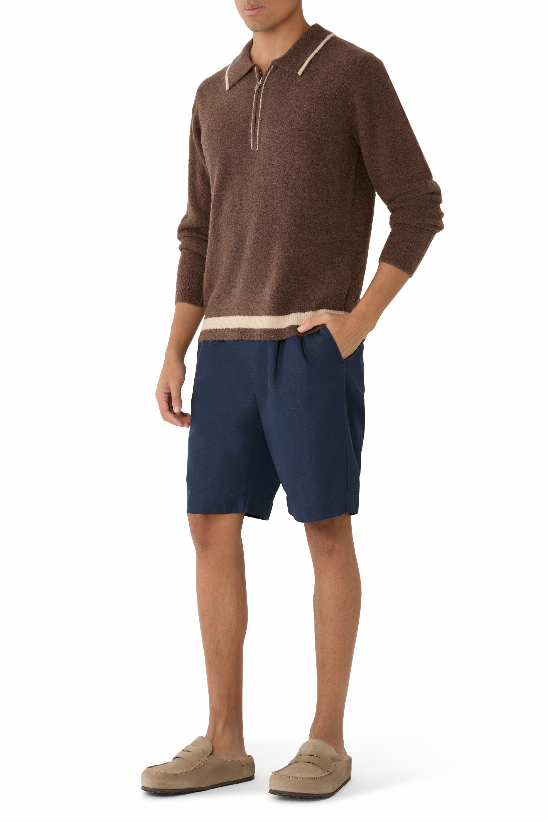 Naples Wrapped Suede Slip Ons