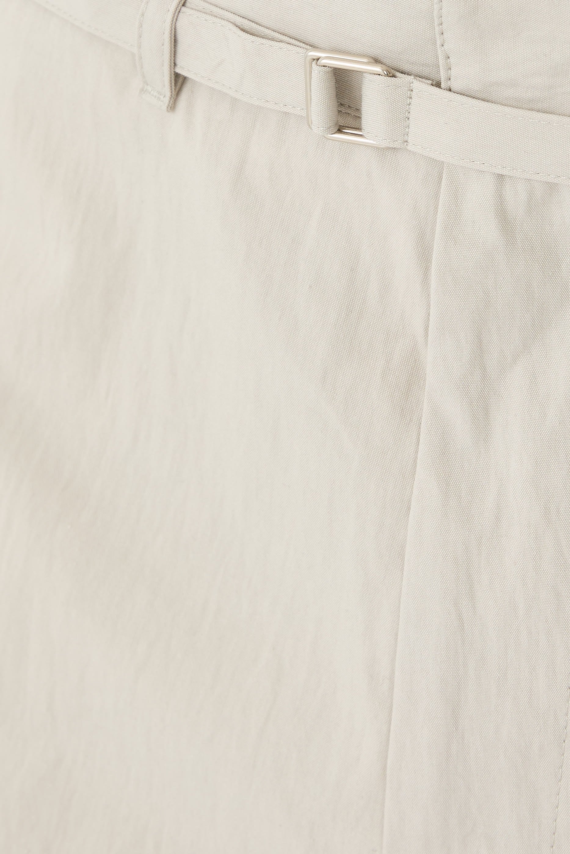 Belted Curved Shorts