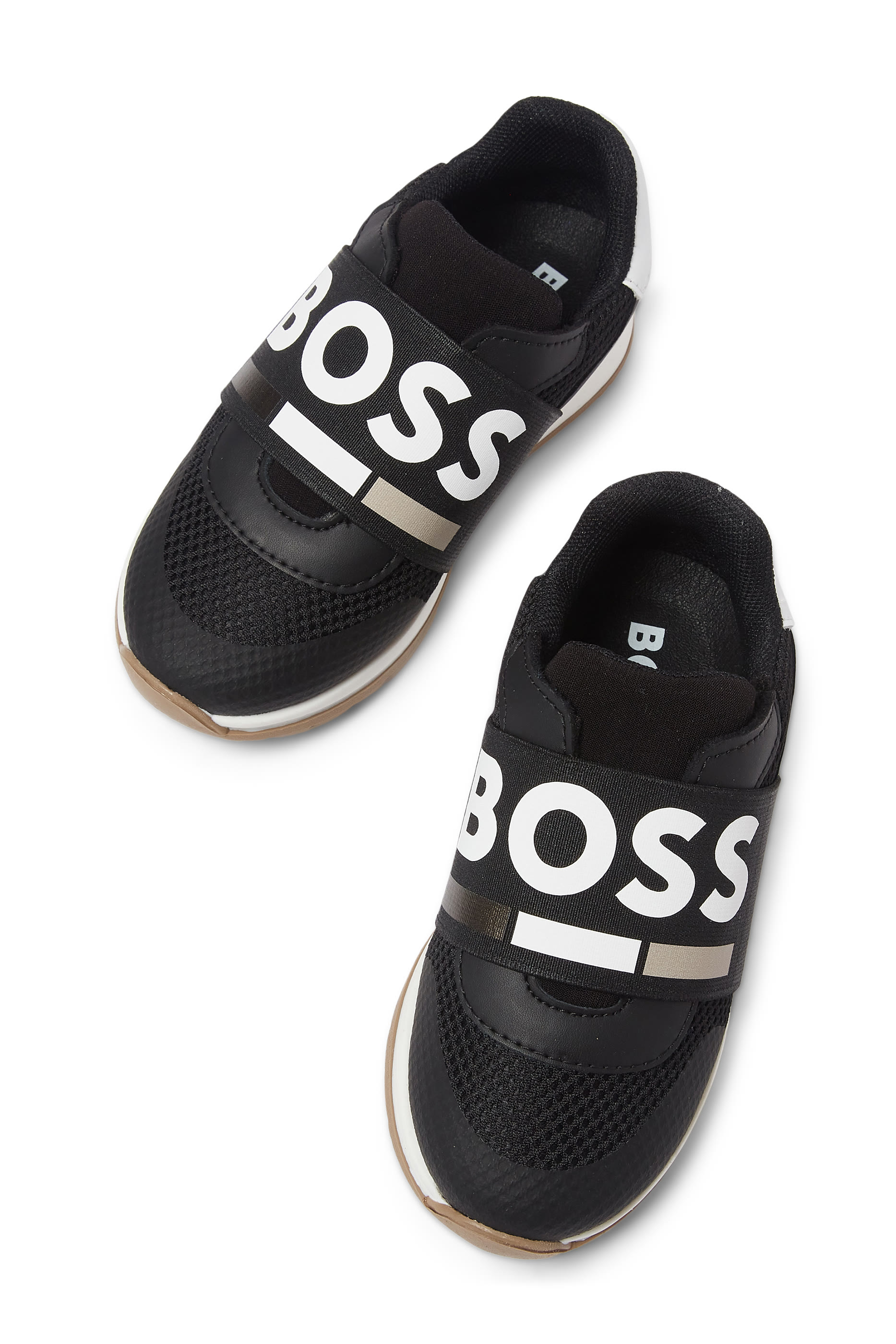 Kids Logo-Print Velcro Sneakers