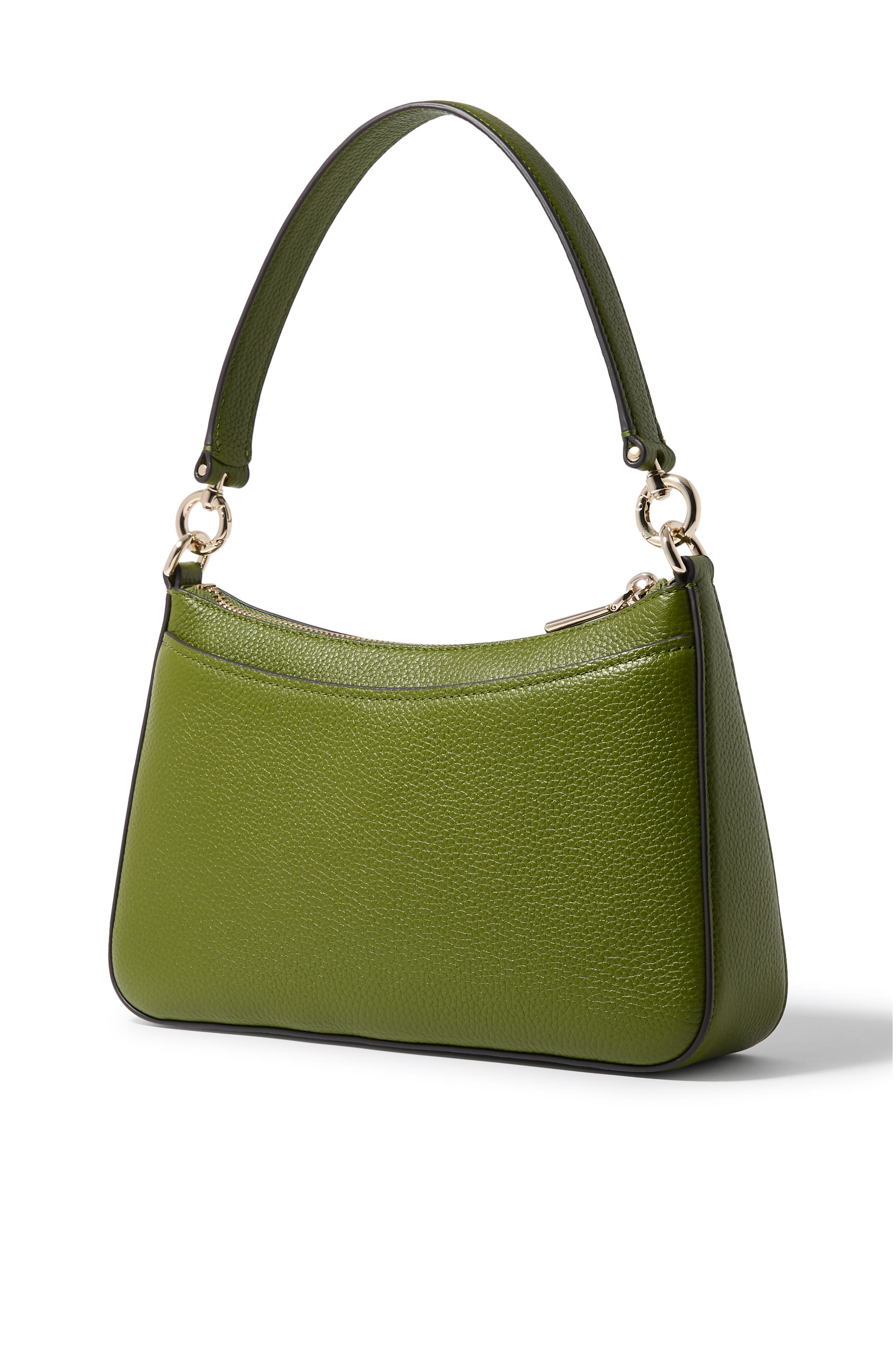 Hudson Pebbled Leather Convertible Crossbody Bag