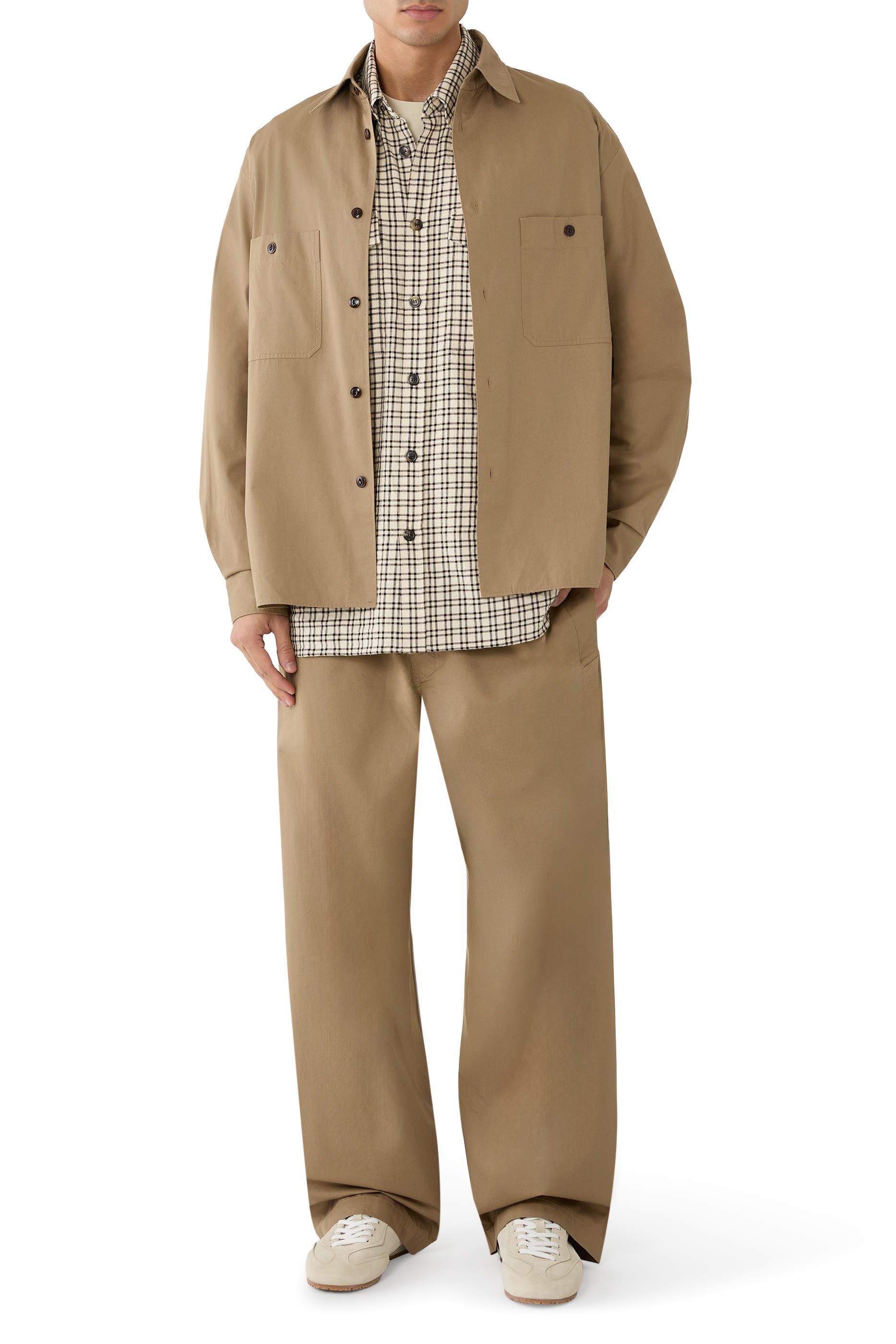 Two-Pocket Button-Up Shirt