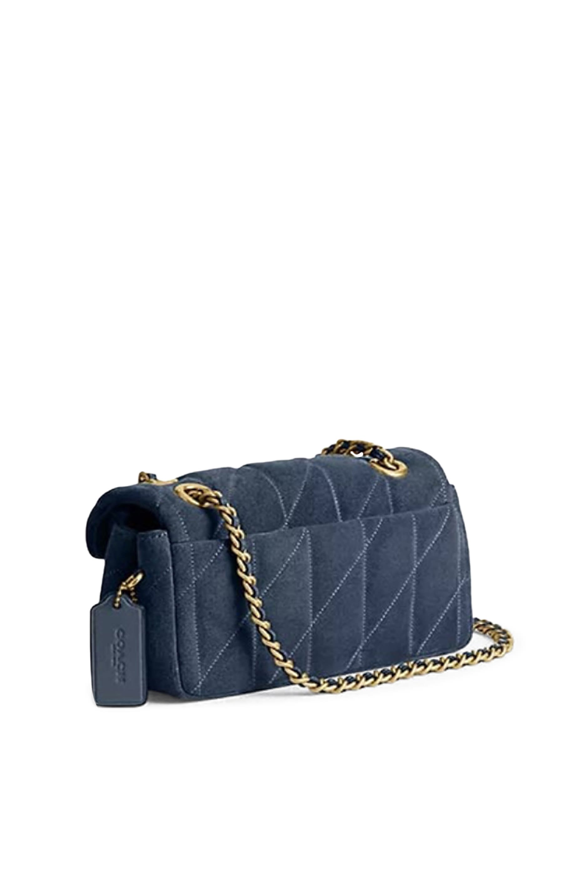 Tabby 20 Quilted Suede Shoulder Bag