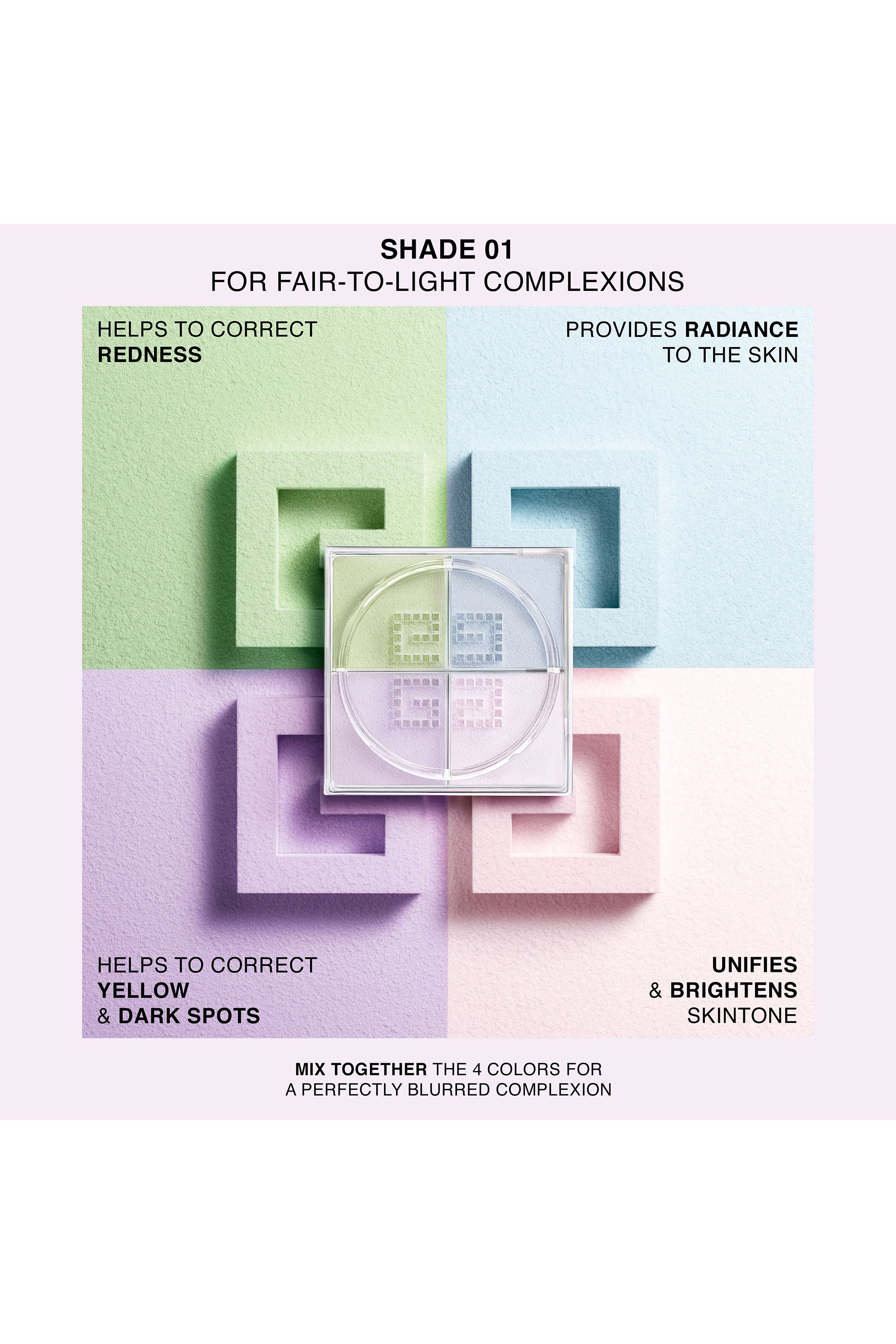 Prisme Libre Loose Powder, 4-color Loose Setting and Finishing Powder&nbsp;