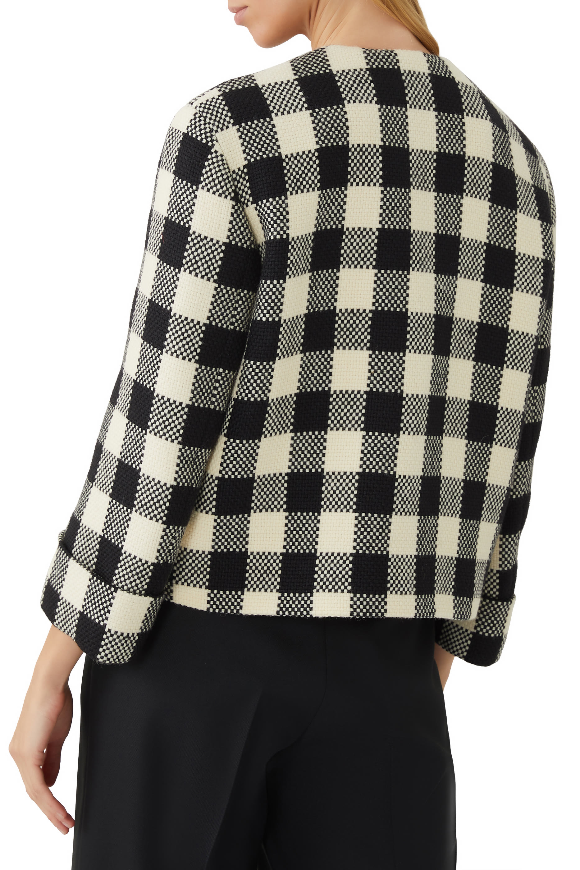 Gingham Wool Jacket
