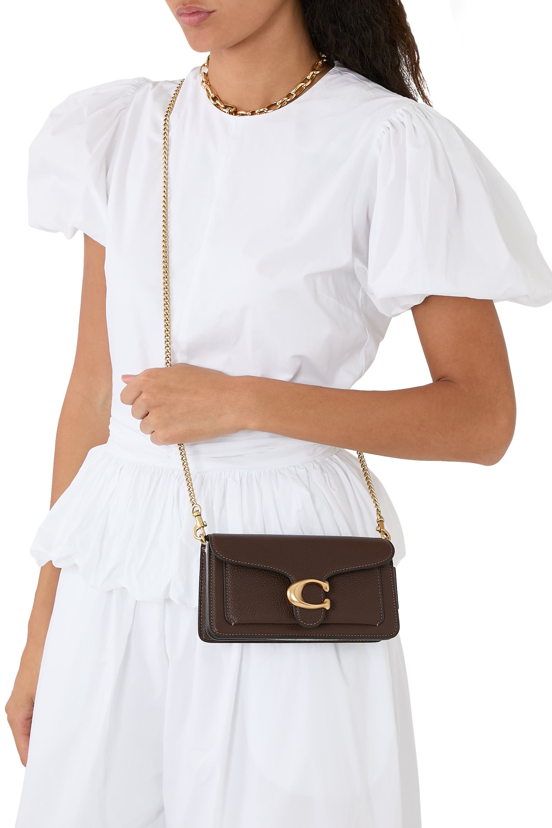 Tabby 19 Chain Crossbody Bag 