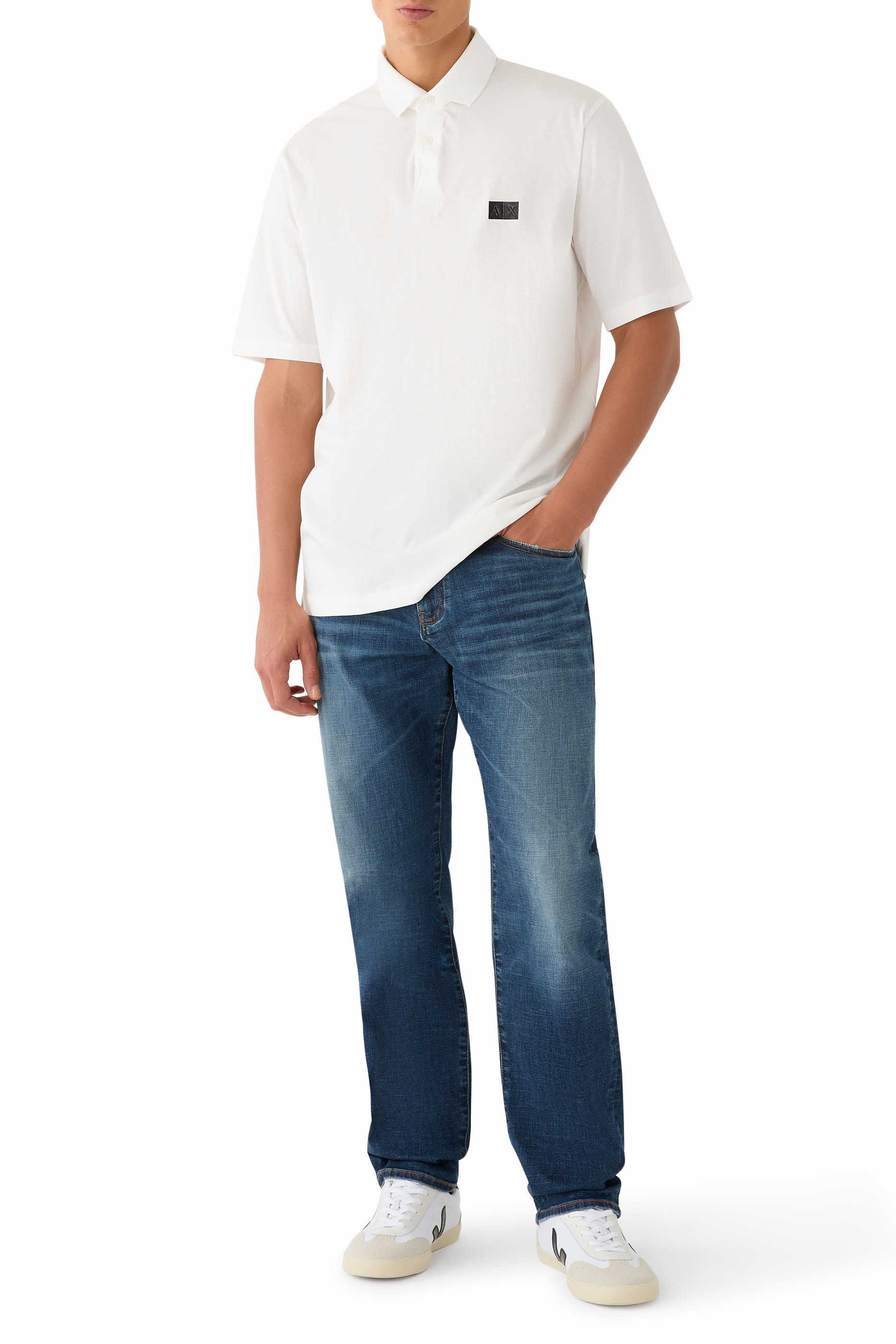 Regular Fit Mercerised Cotton Polo