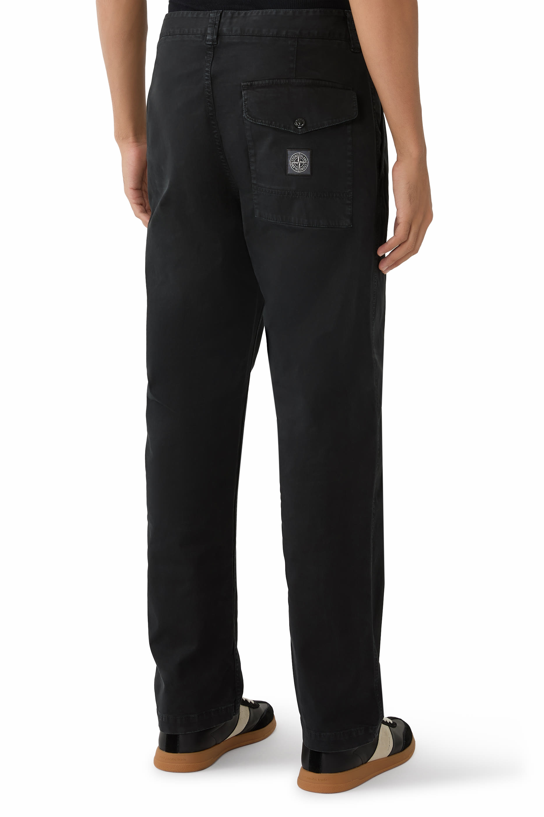 Old Effect Cargo Trousers