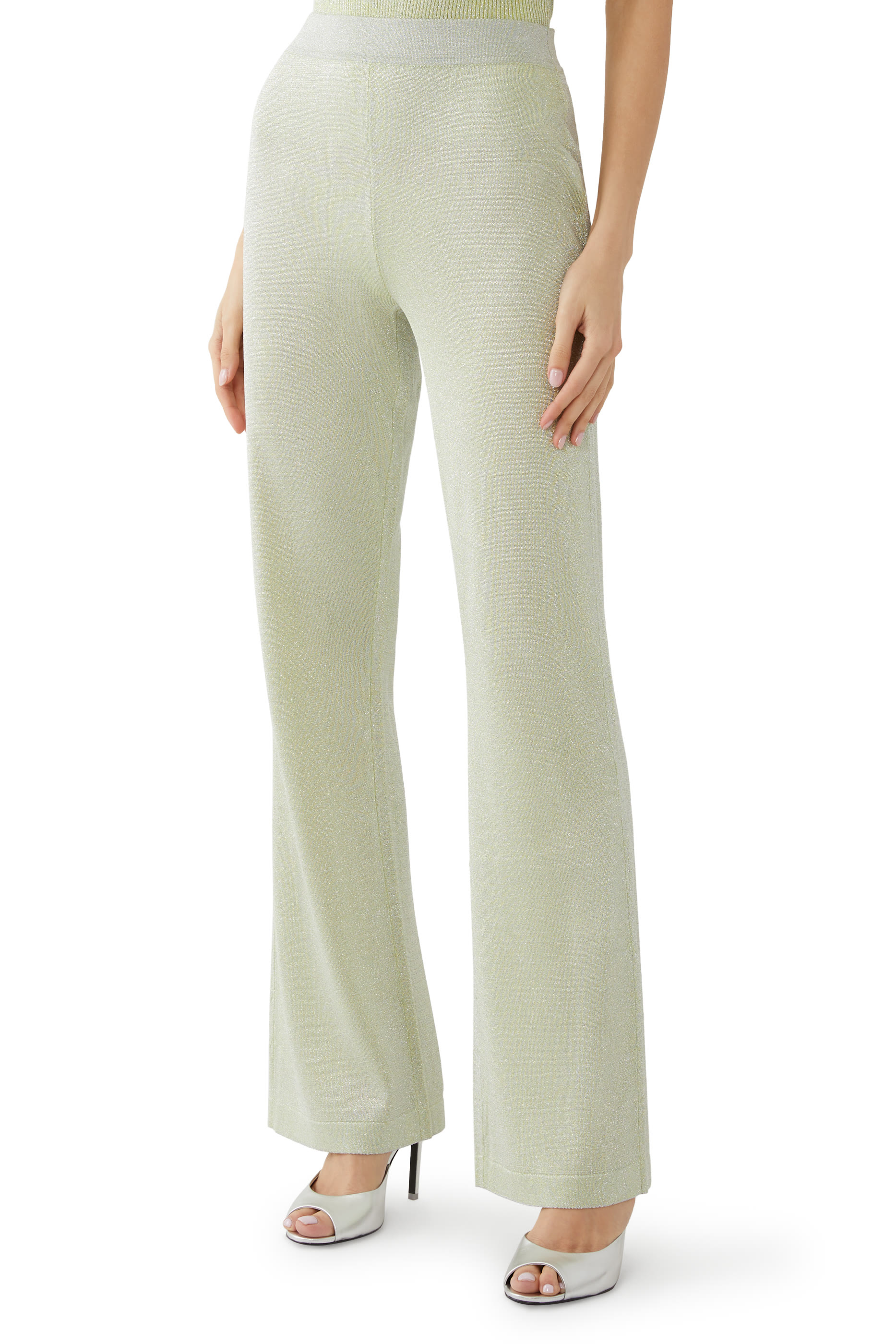 Vanise' Lurex Flared Pants