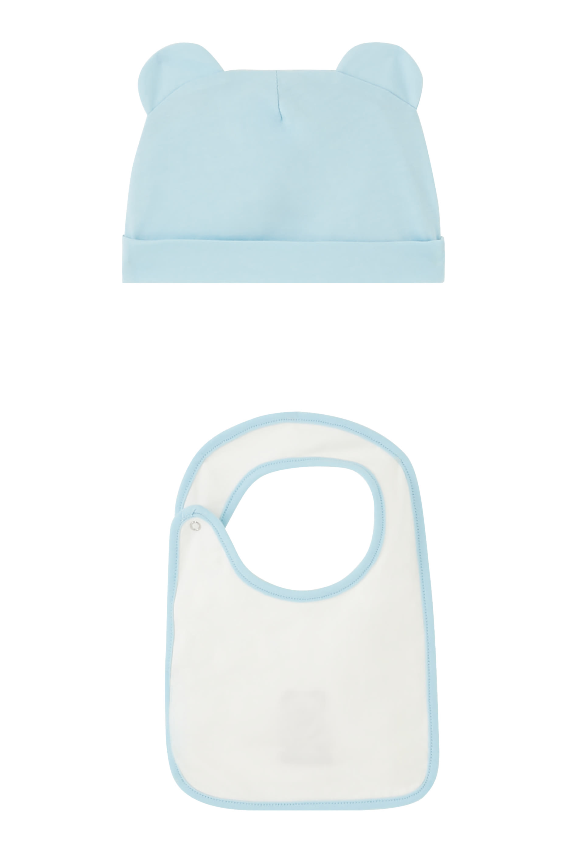 Kids Teddy Logo Hat & Bib Set