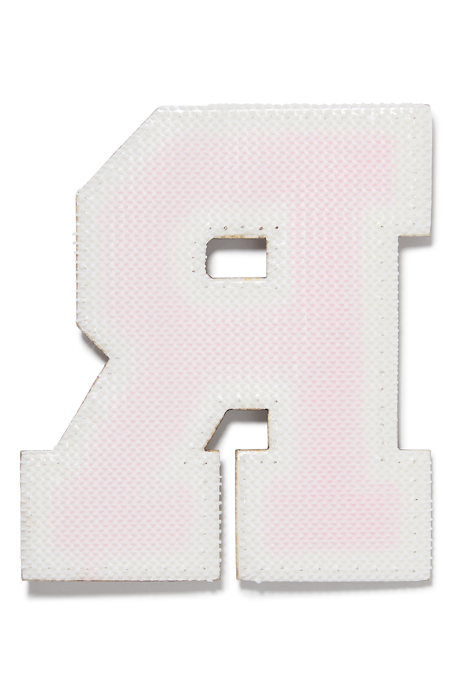 Kids  3" Chenille Sparkle R Letter Patch