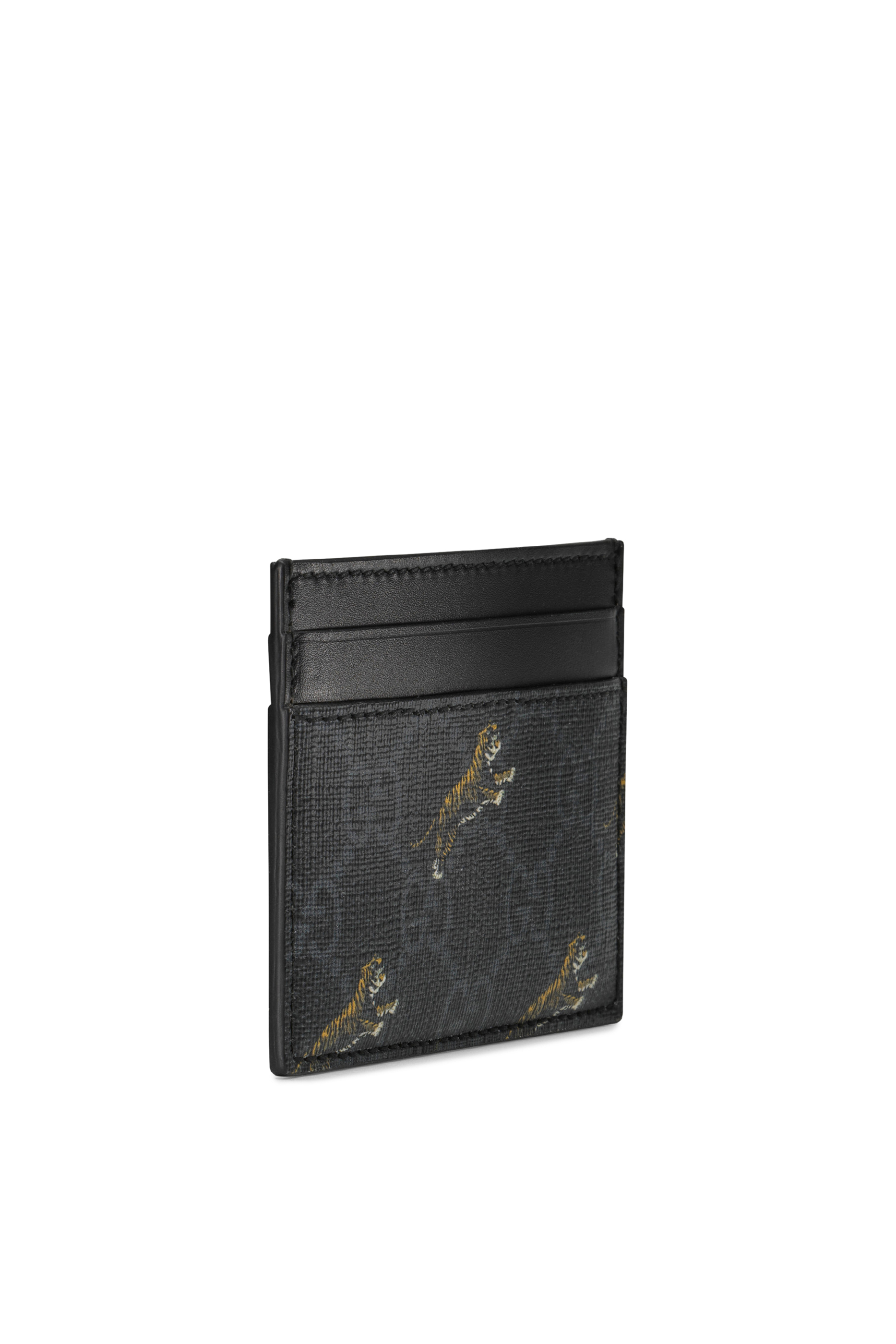GG Supreme Tiger Print Card Case