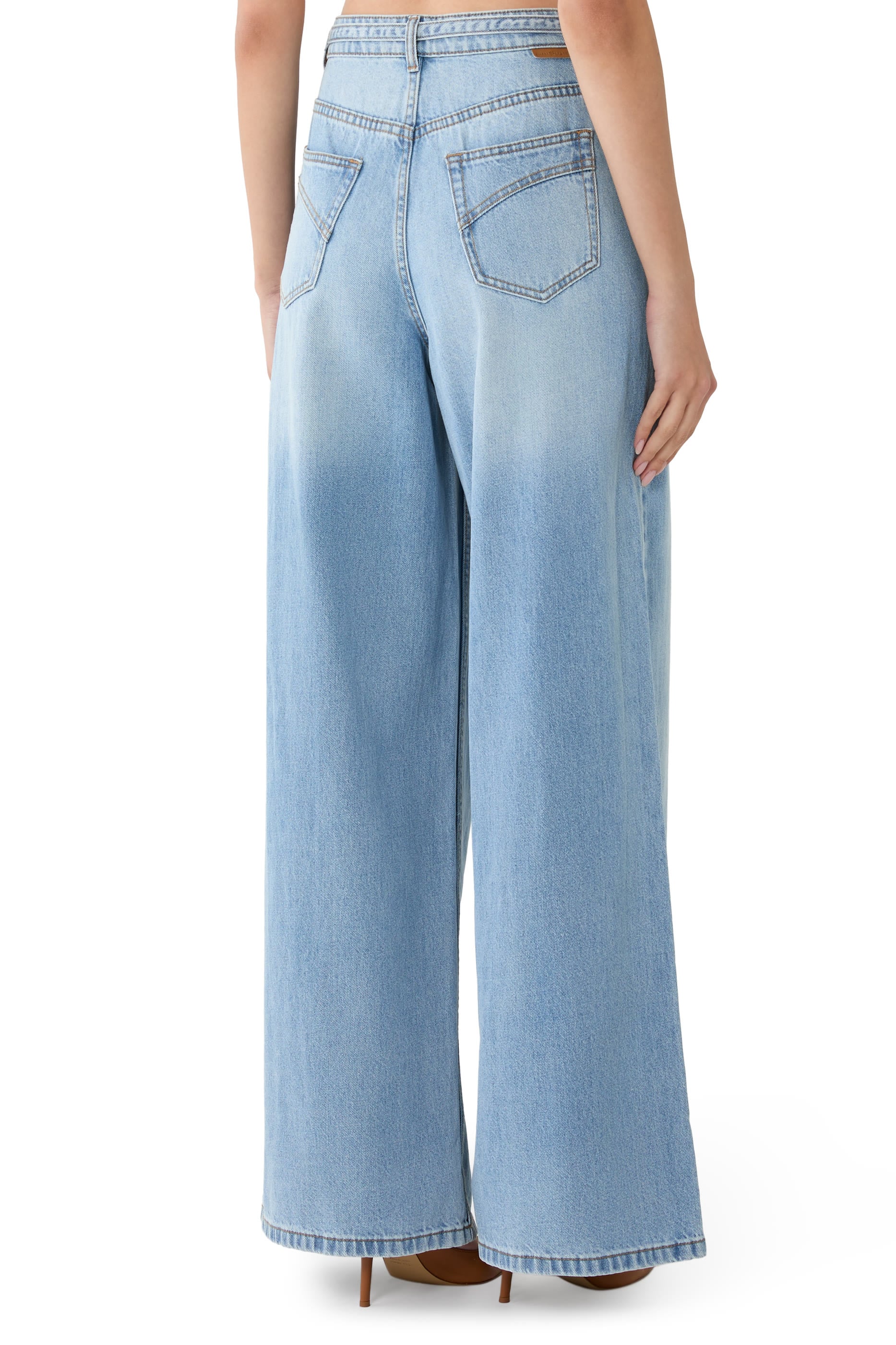 Indra Denim Relaxed Flare Jeans 