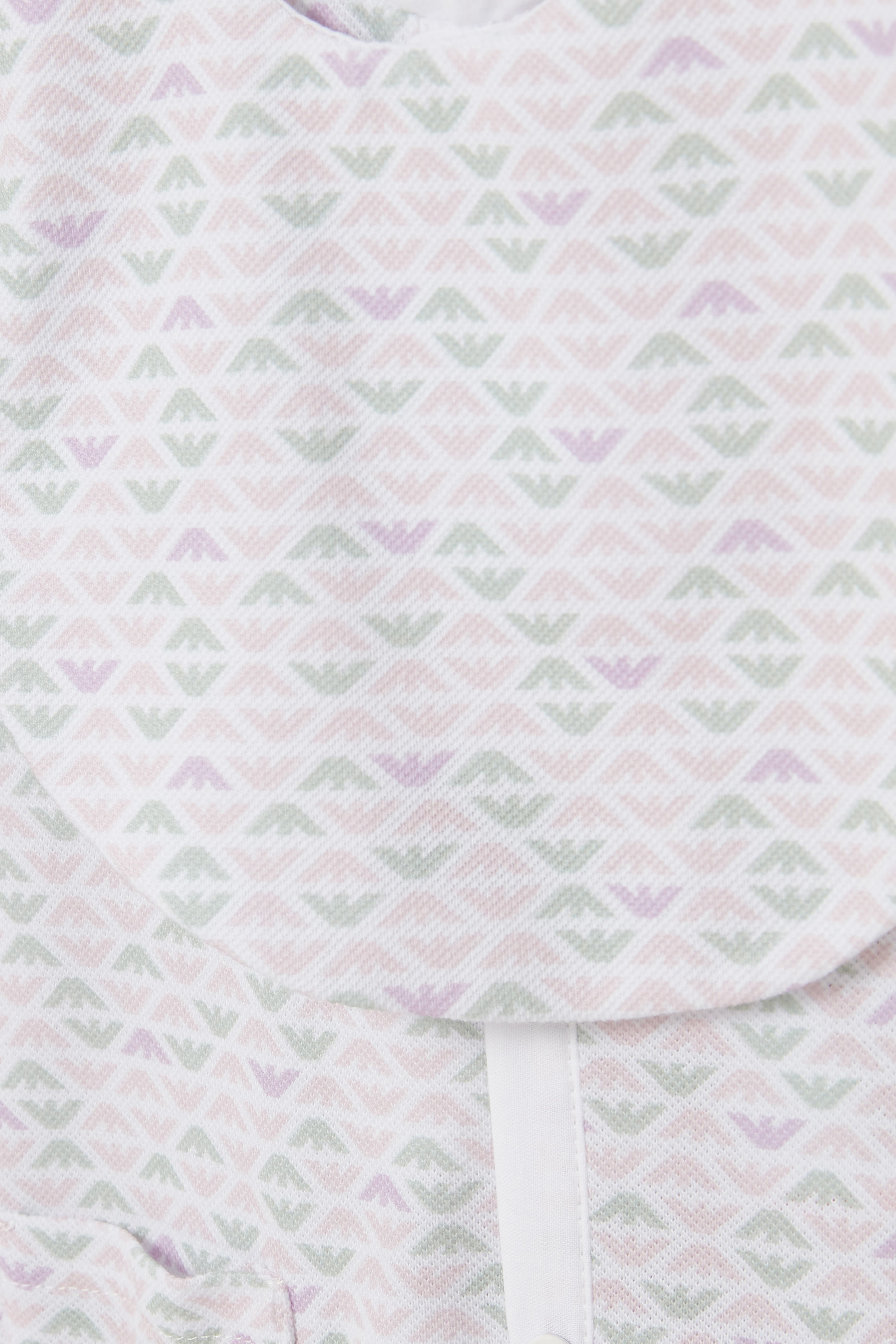 Kids Eagle Cotton Romper & Bib Set