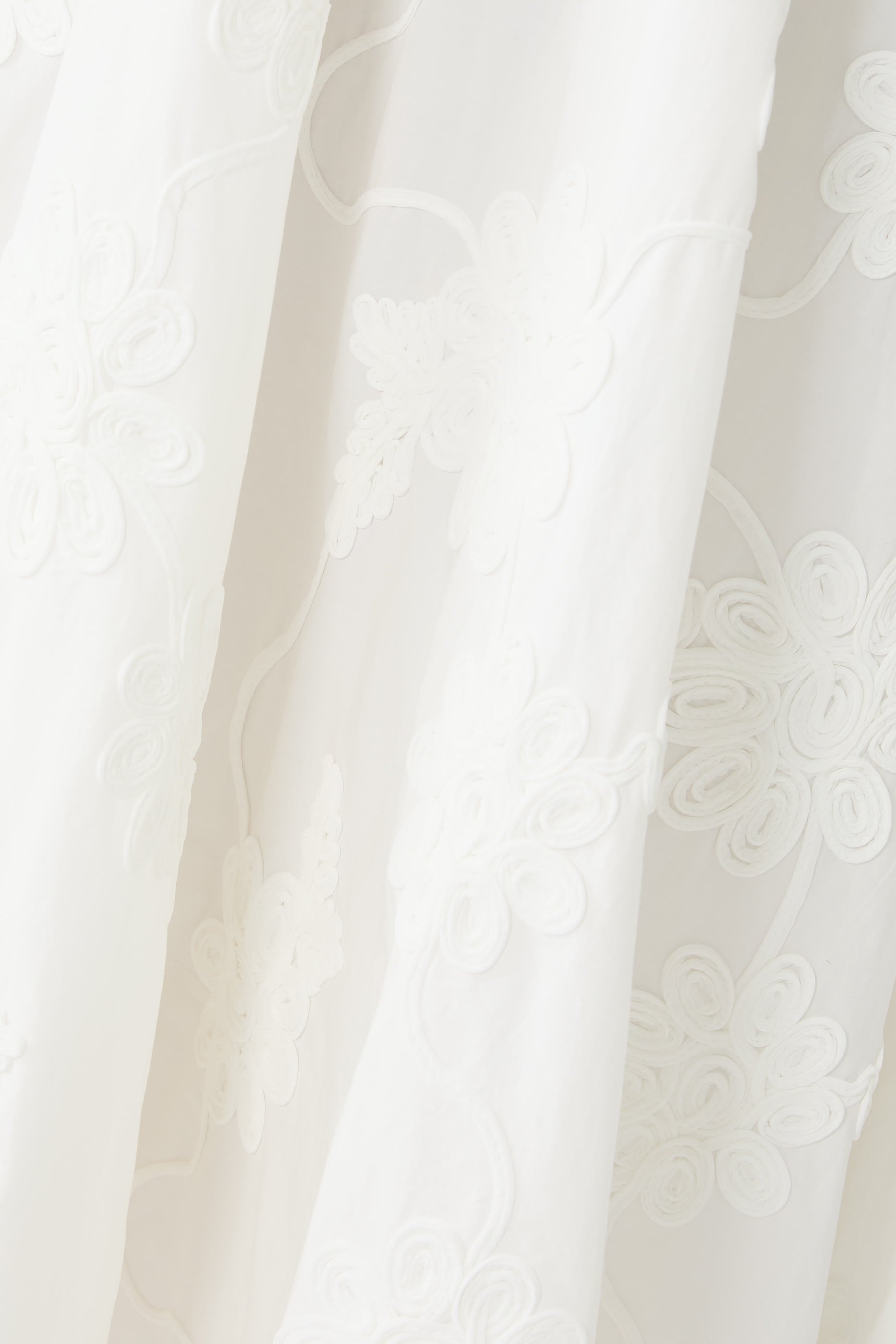 Floral-Embroidered Dress