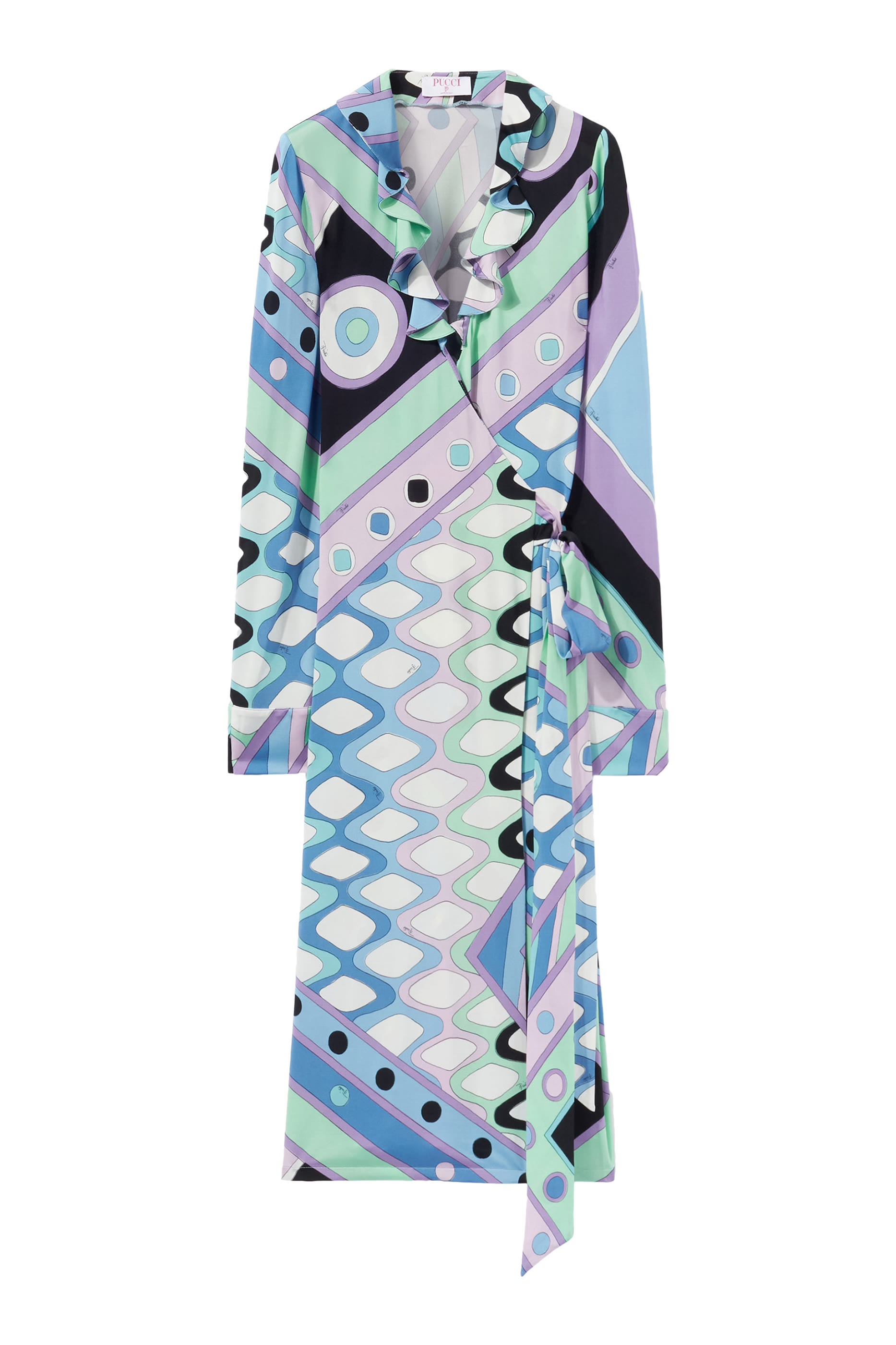 Vivara-Print Wrap Dress