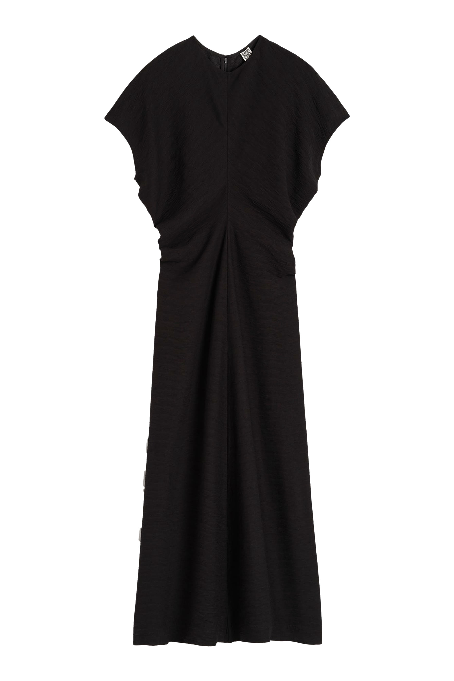 Slouch Waist Crinkled Dress