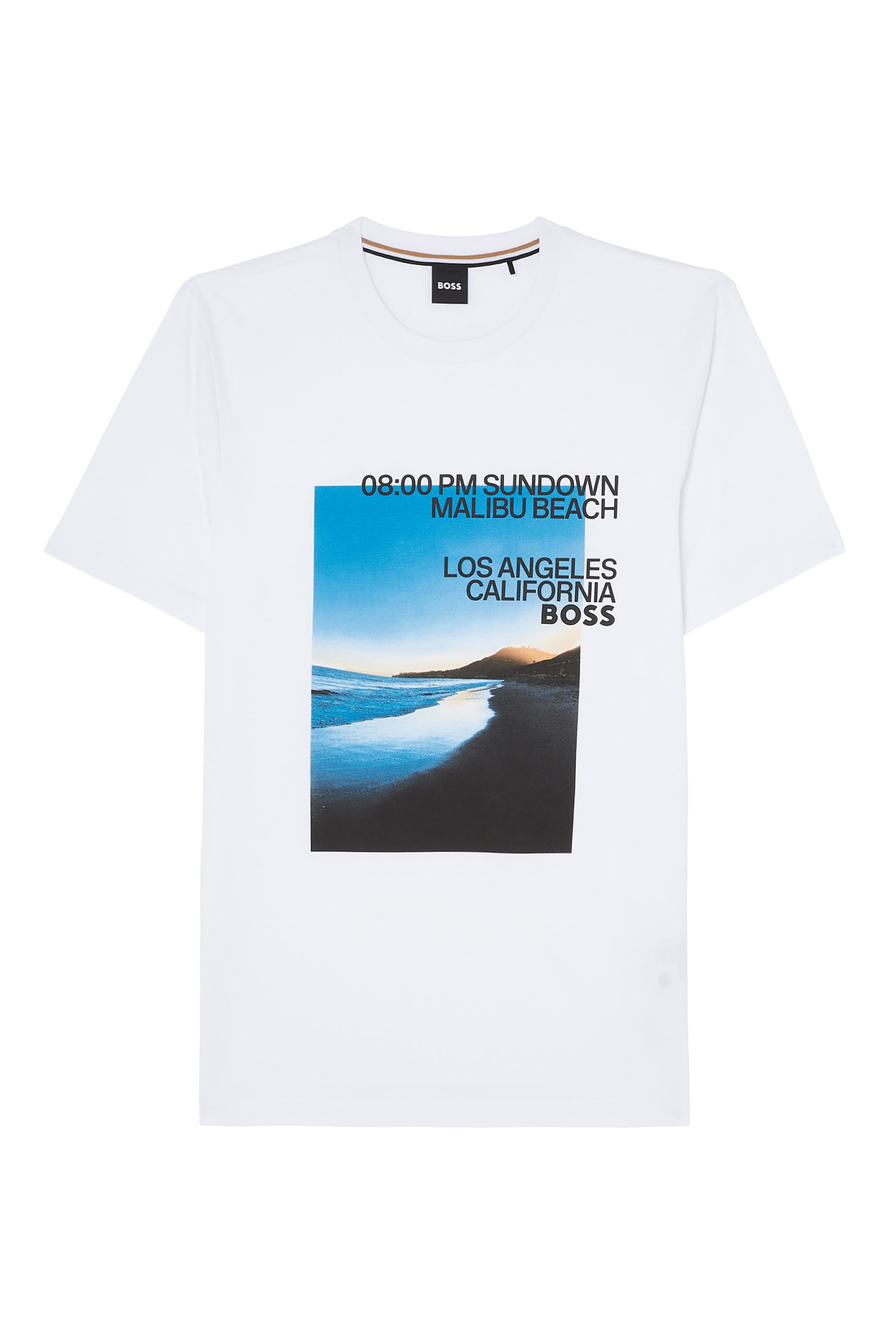 Photographic Beach Print T-Shirt