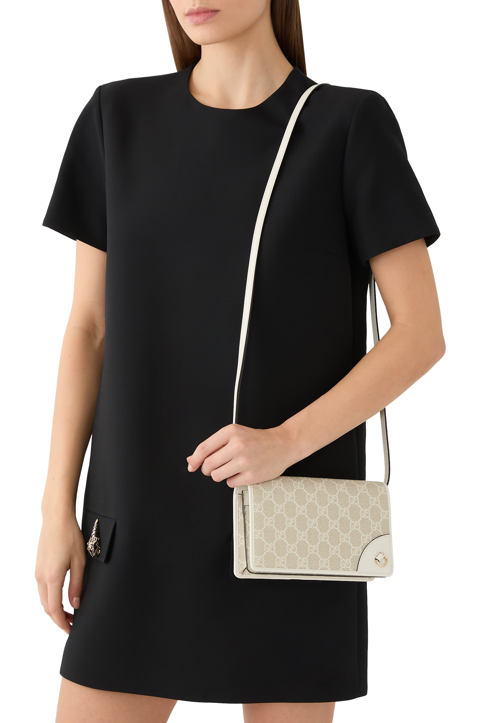 GG Emblem Super Mini Shoulder Bag