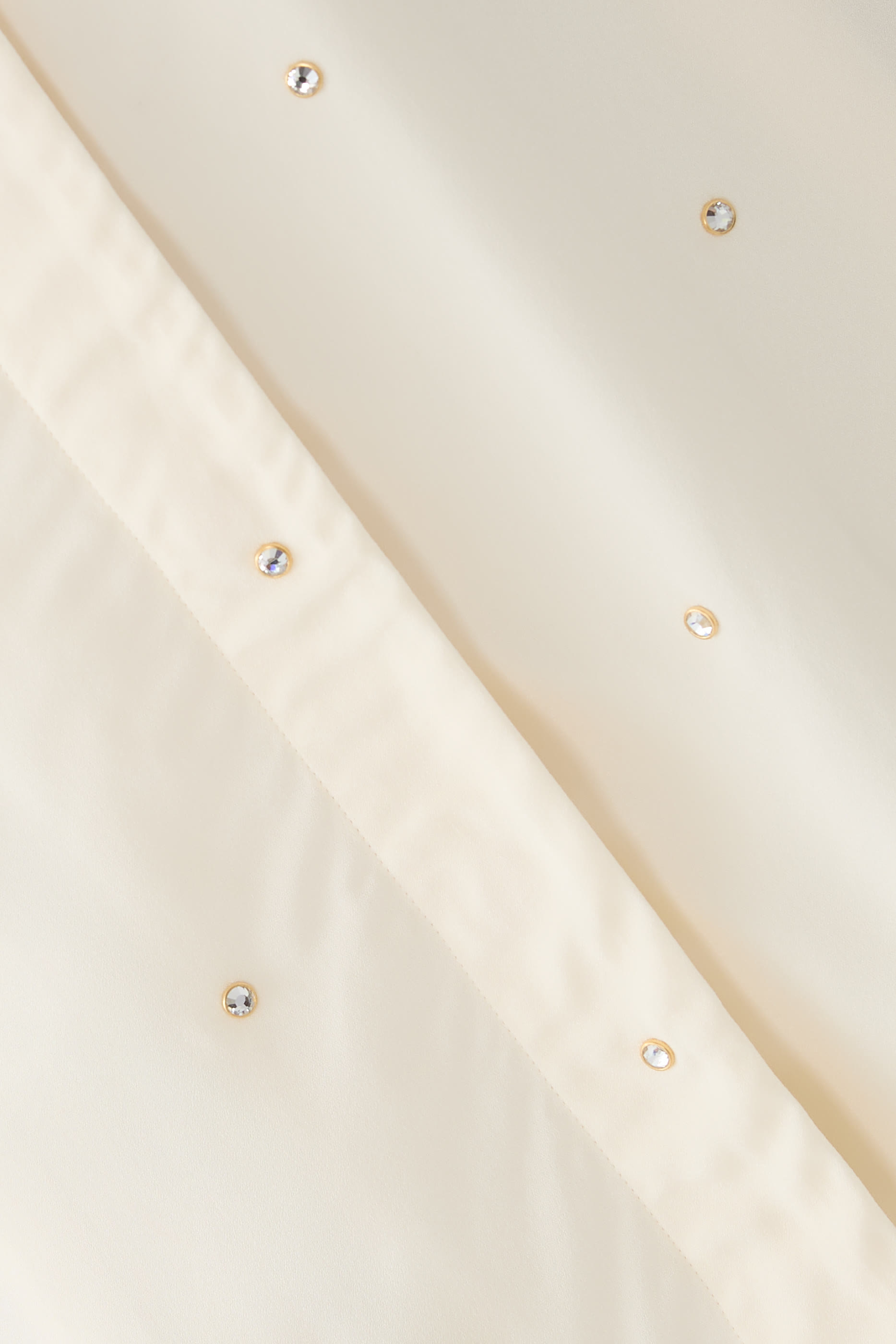 Lead-Free Crystal Oversized Shirt