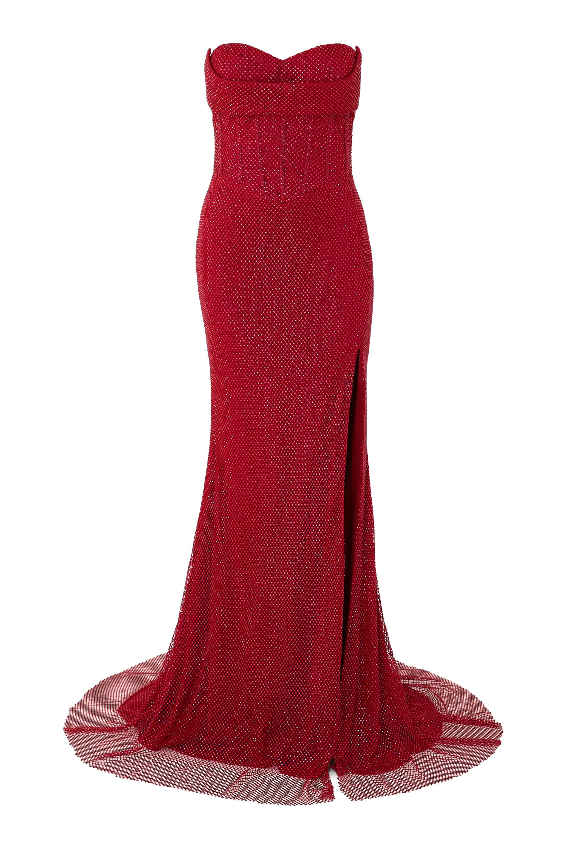 Fitted Rhinestone Gown