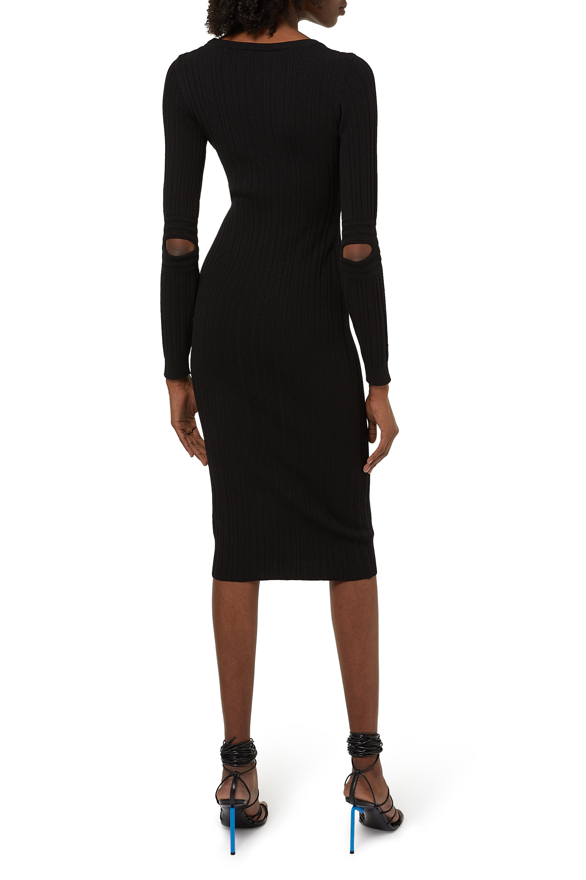 OFF Stamp Ribbed Dress