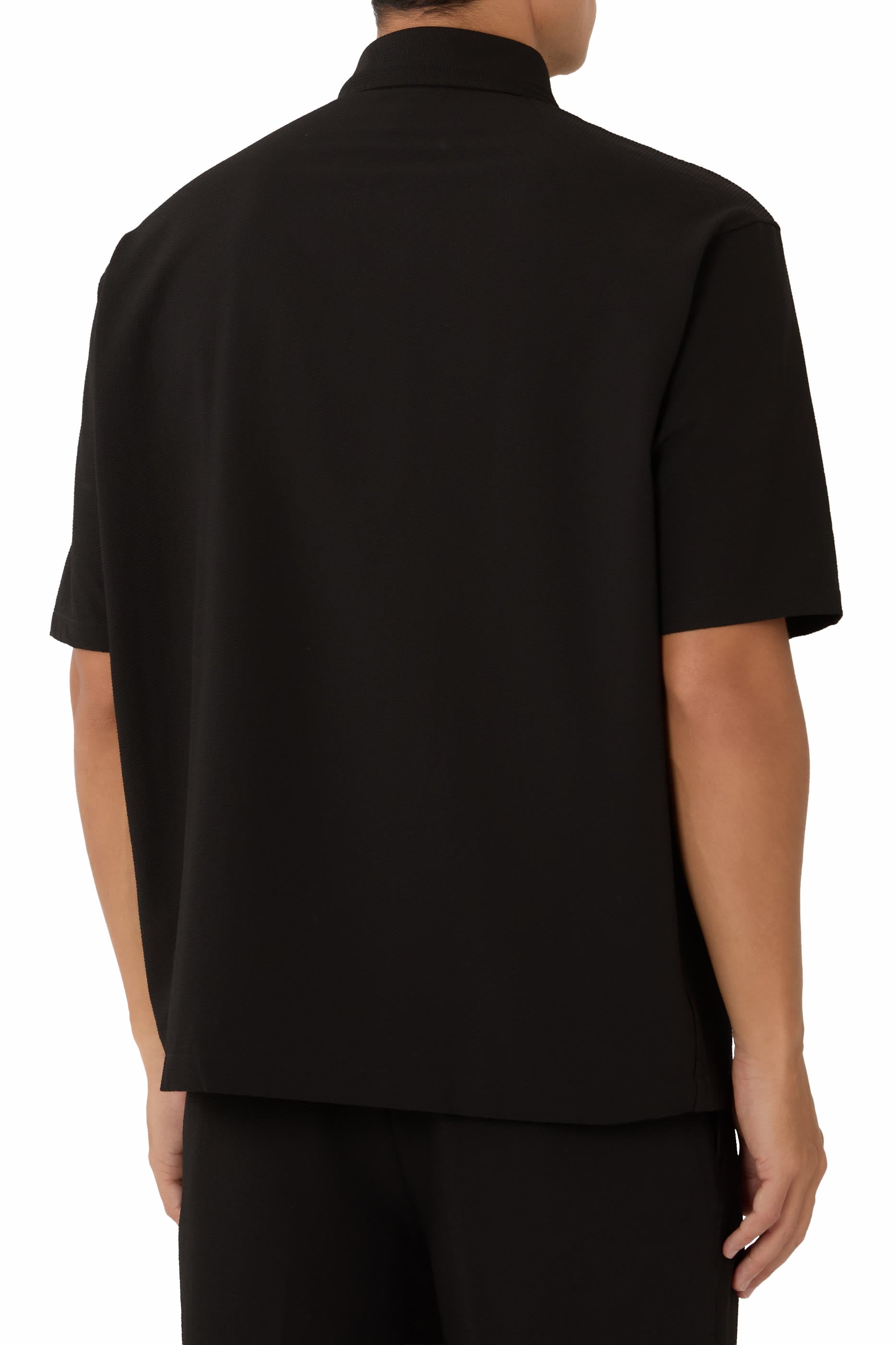 Seersucker Short Sleeves Shirt