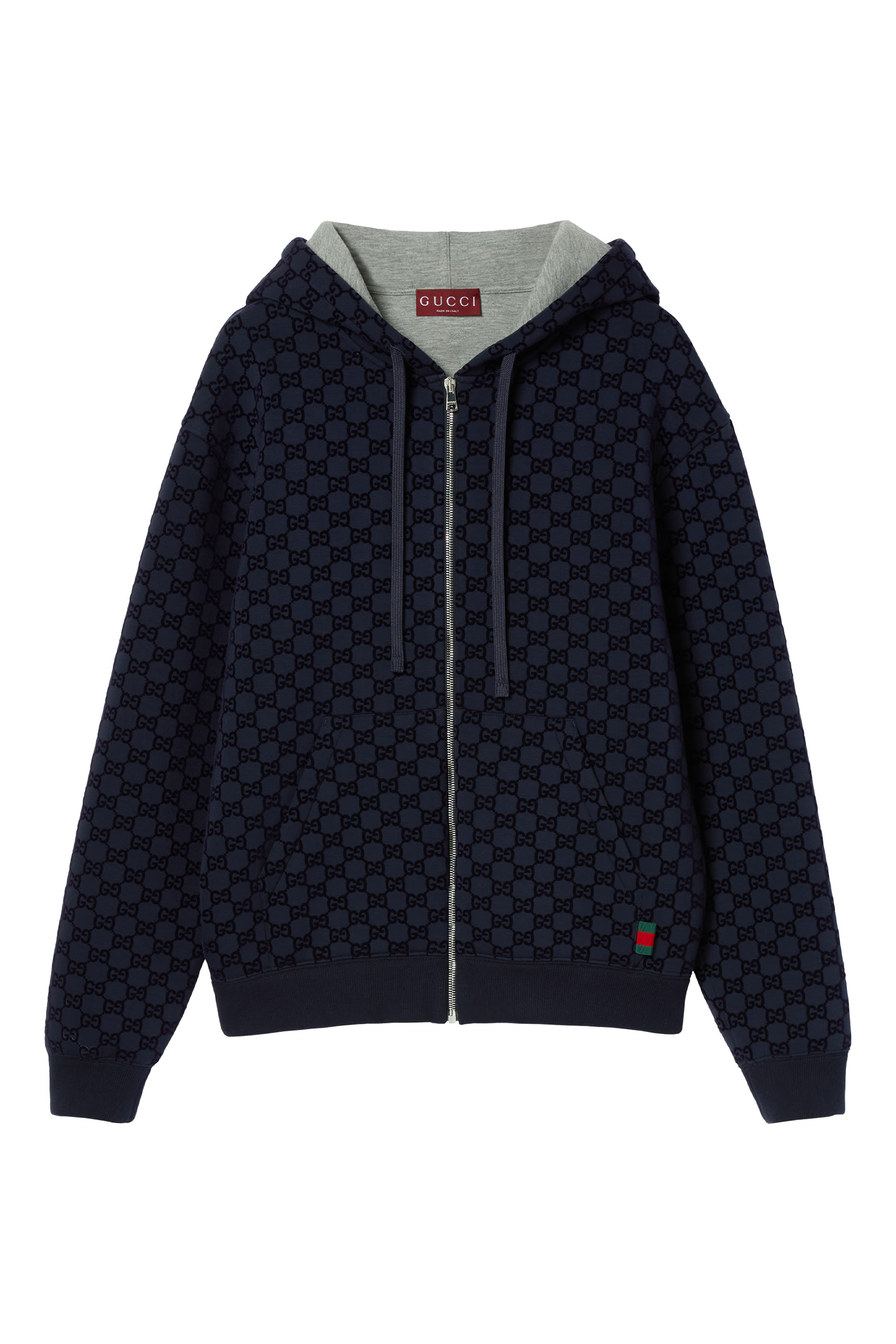 Printed Double Jersey Viscose Zip Jacket