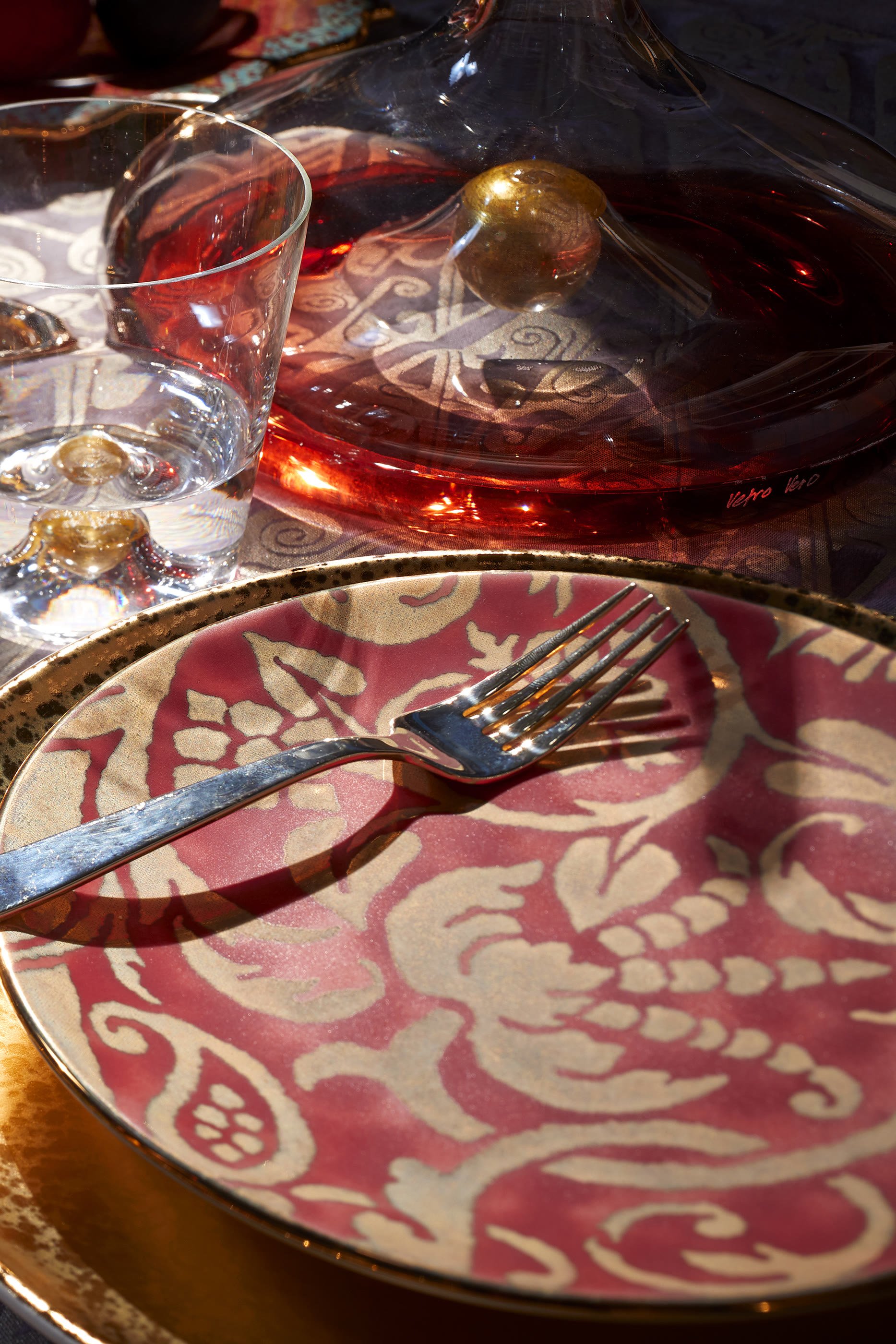 Fortuny Assorted Dessert Plates Set of Four