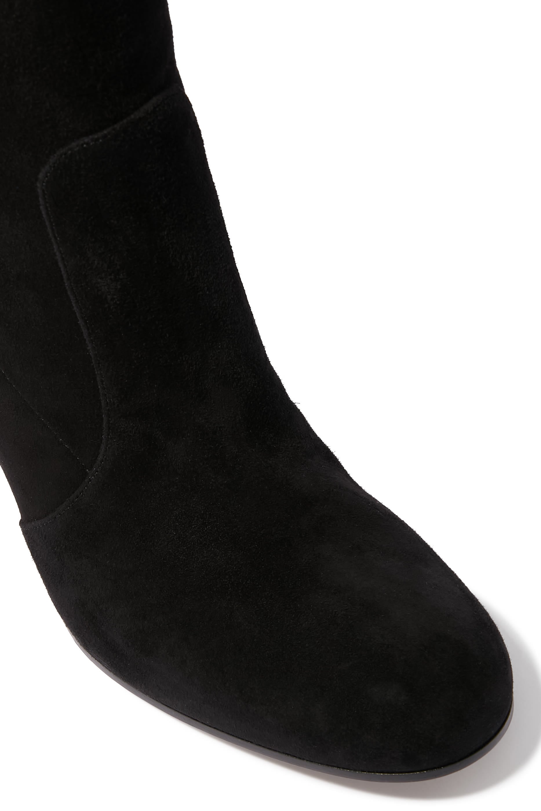 Glen 85 Knee Boots in Suede Leather