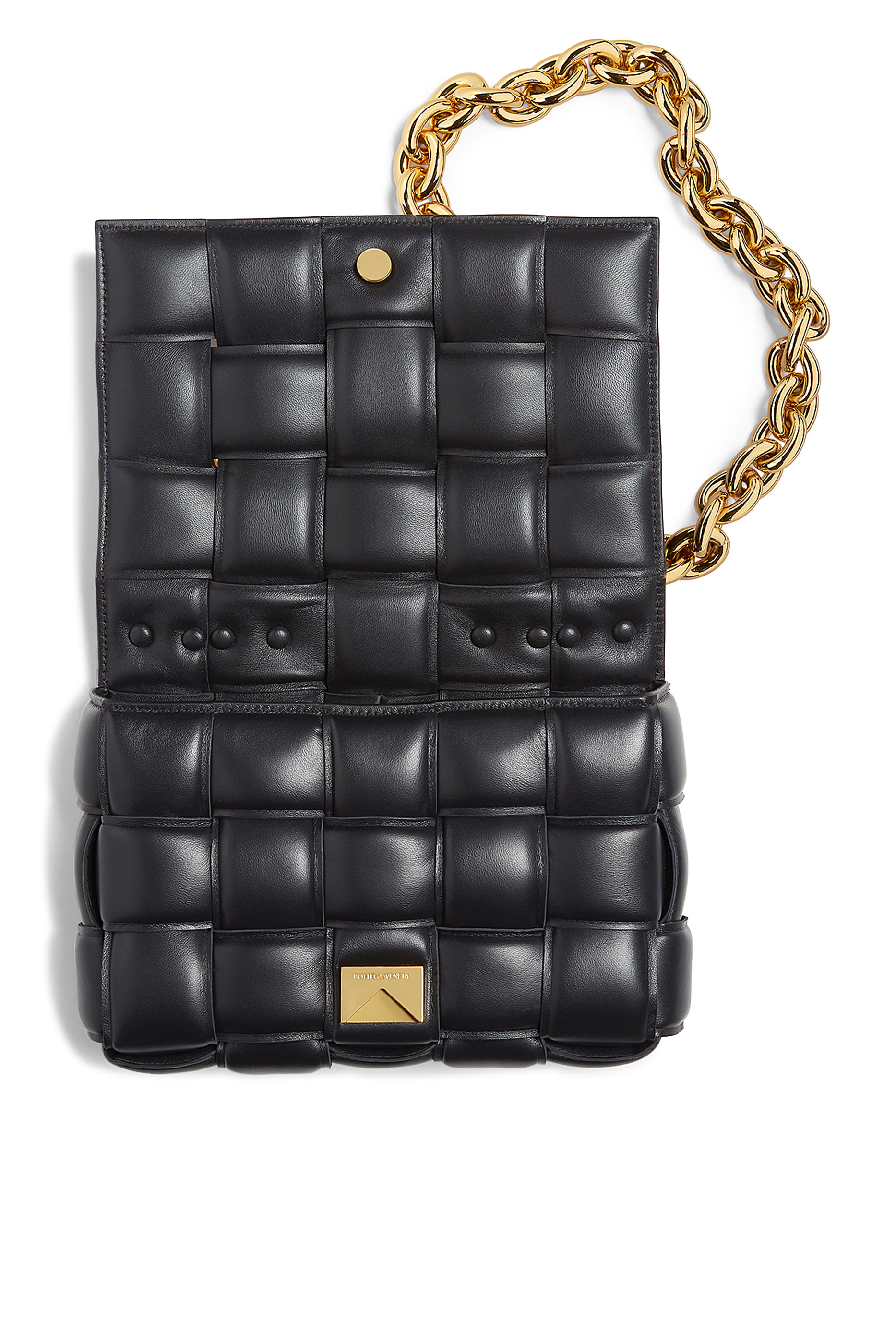 Chain Cassette Intrecciato Leather Bag