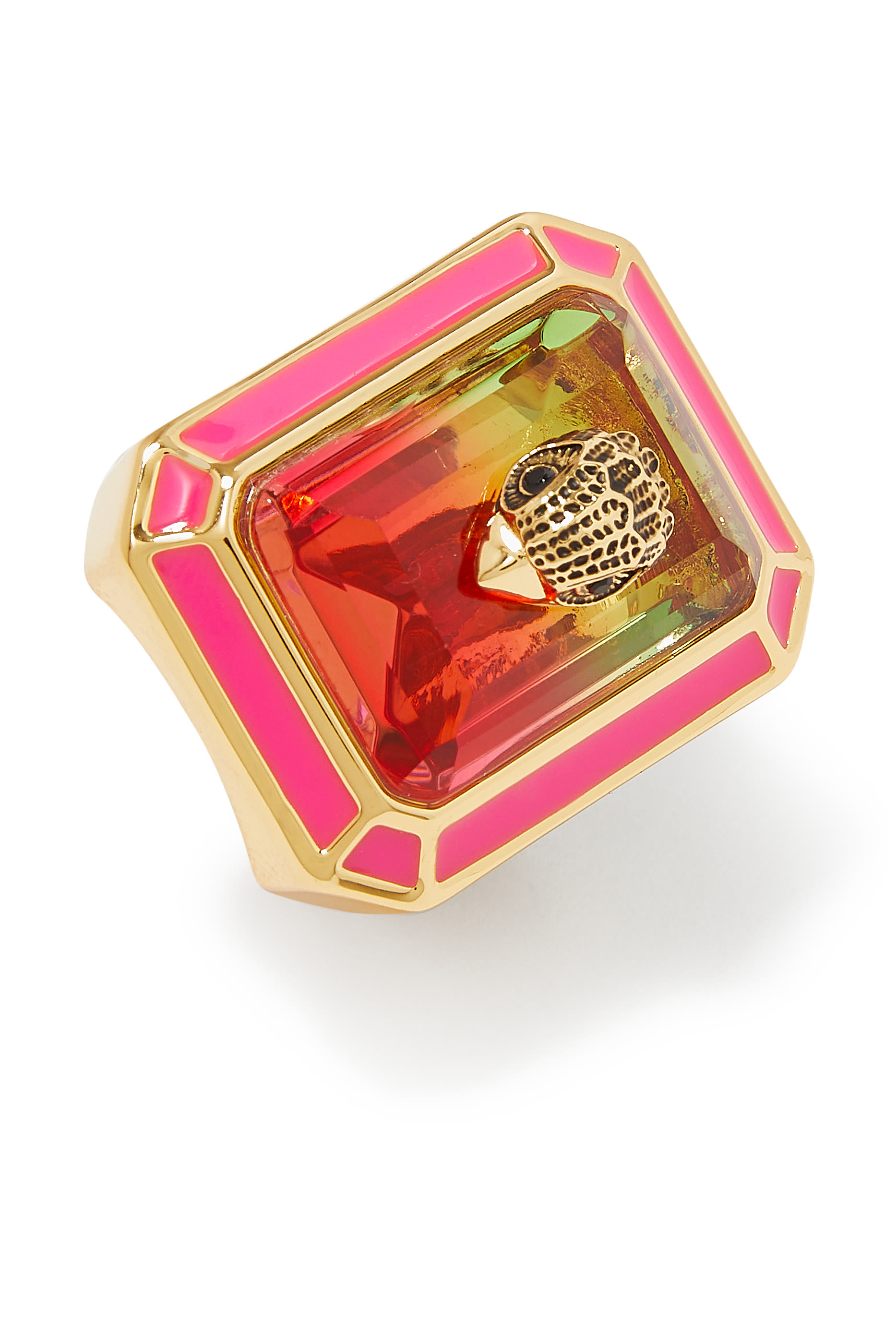 Enamel Cocktail Ring