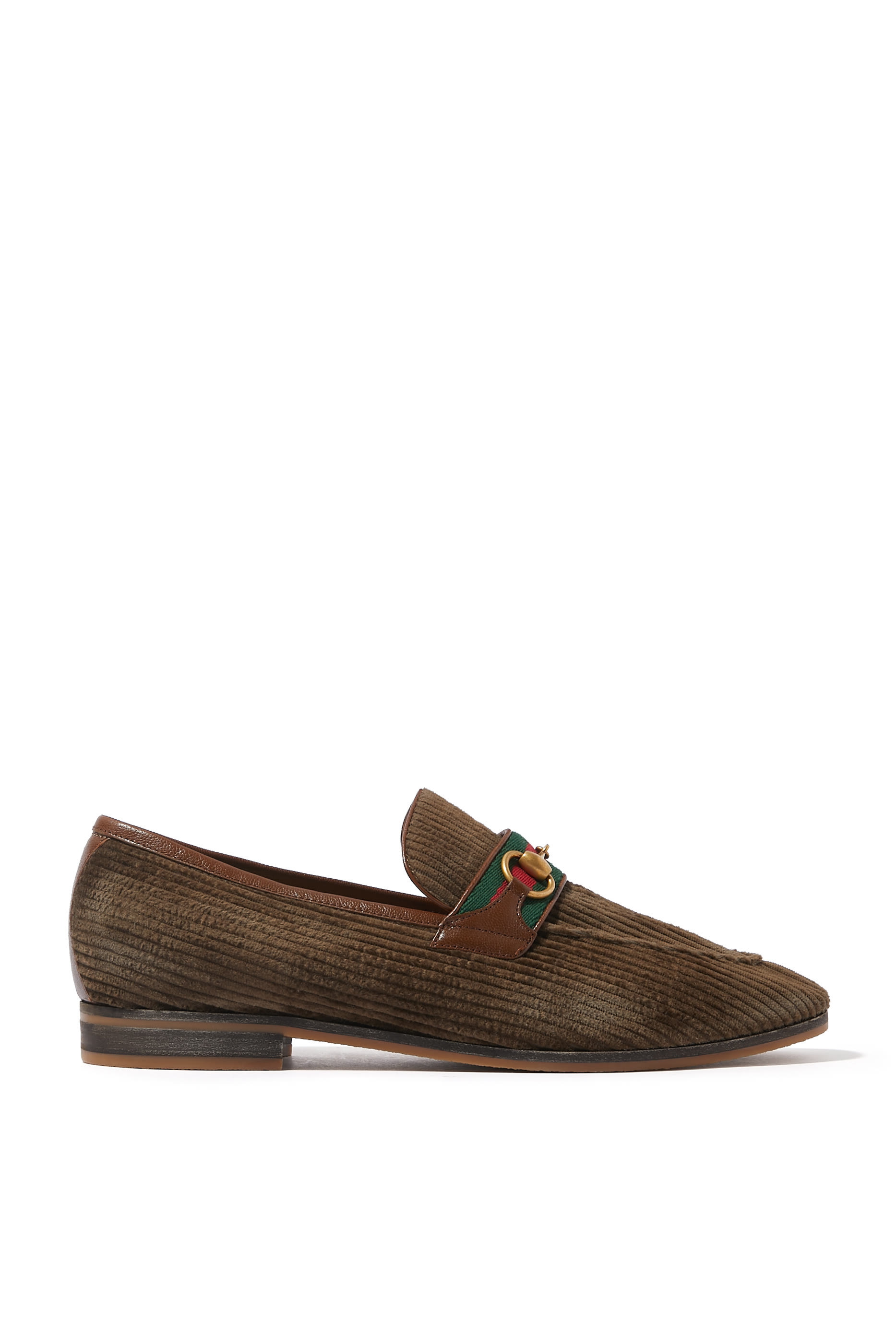 Corduroy Horsebit Loafers