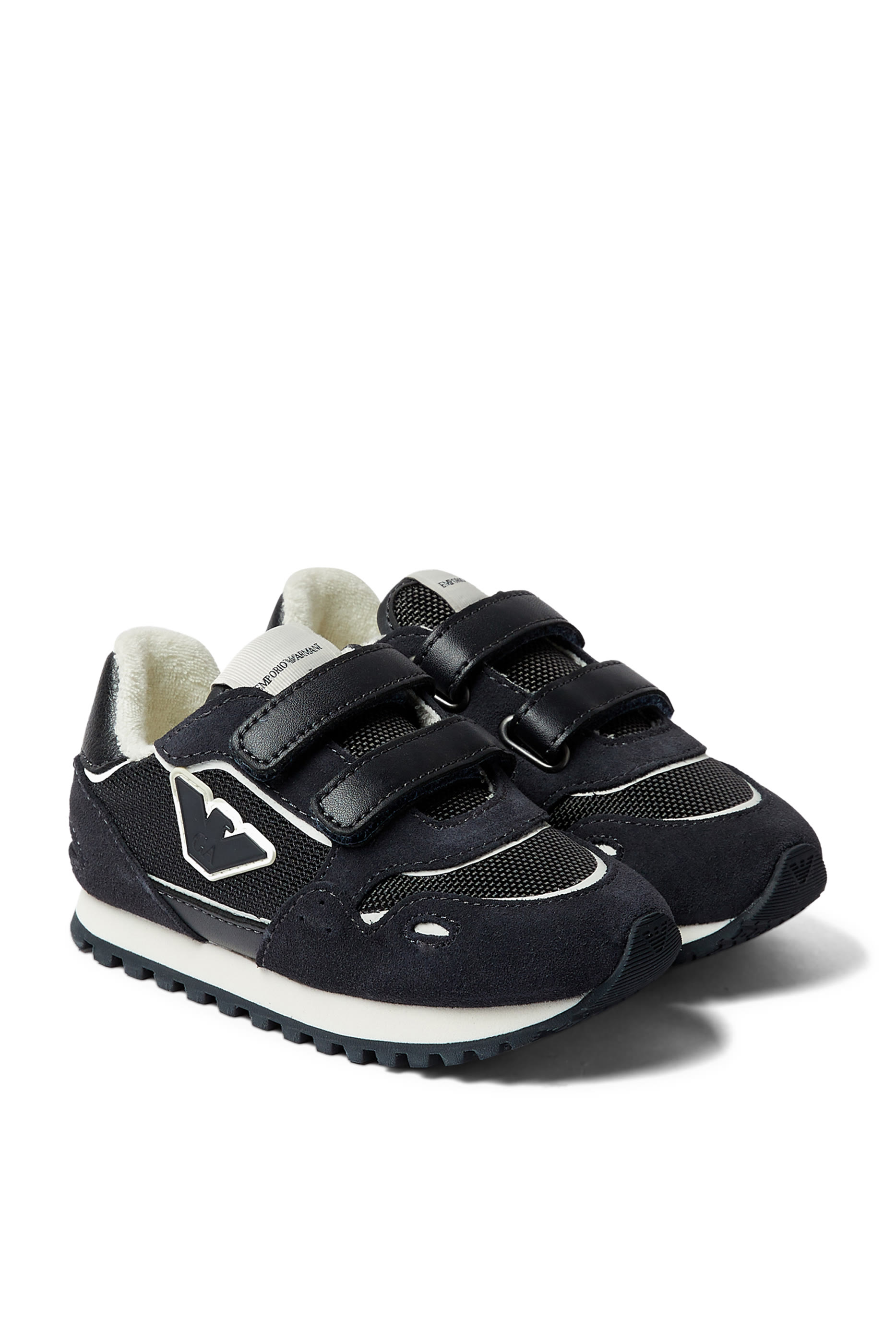 Kids Eagle Logo Velcro Sneakers
