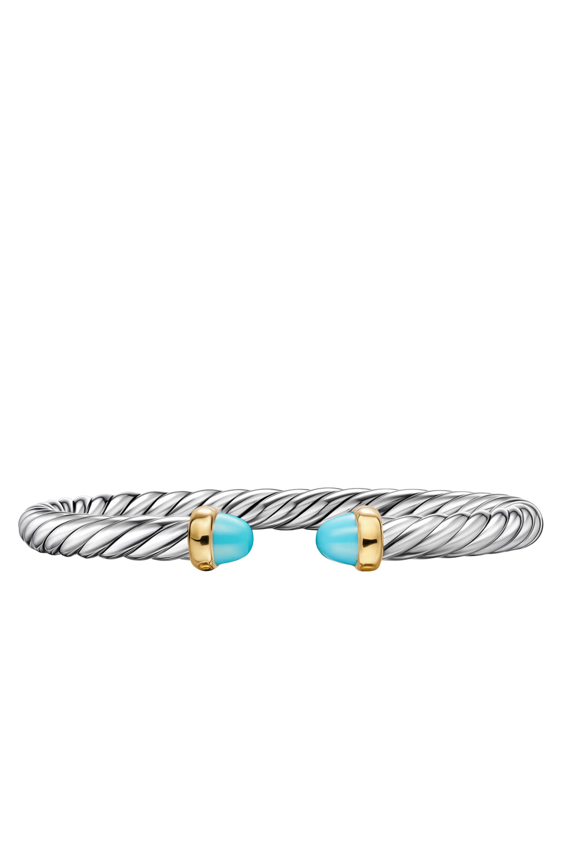 Cable Flex&reg; Bracelet, Sterling Silver & 14k Yellow Gold